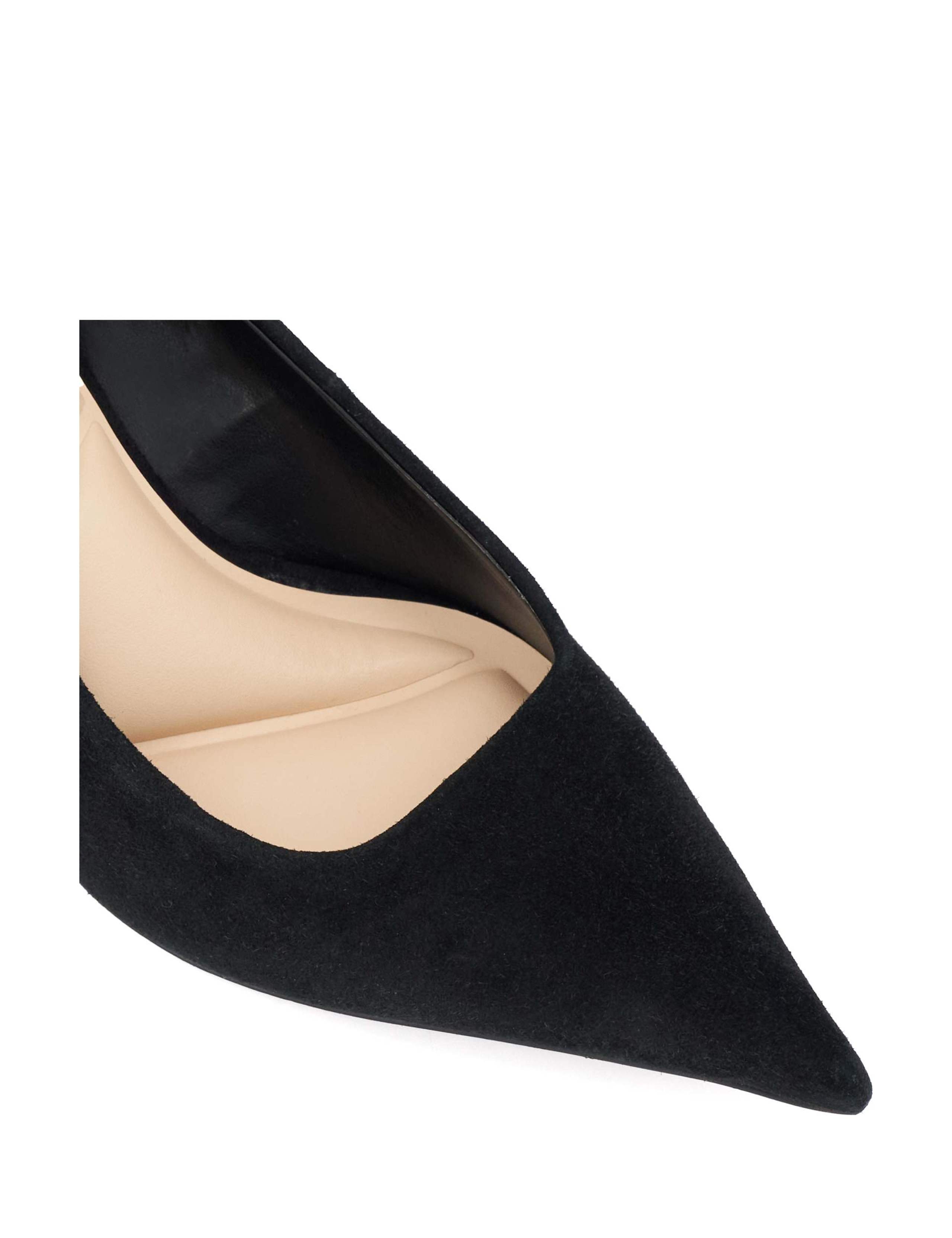 Affirming Suede Stiletto Heel Pointed Court Shoes 4 of 5
