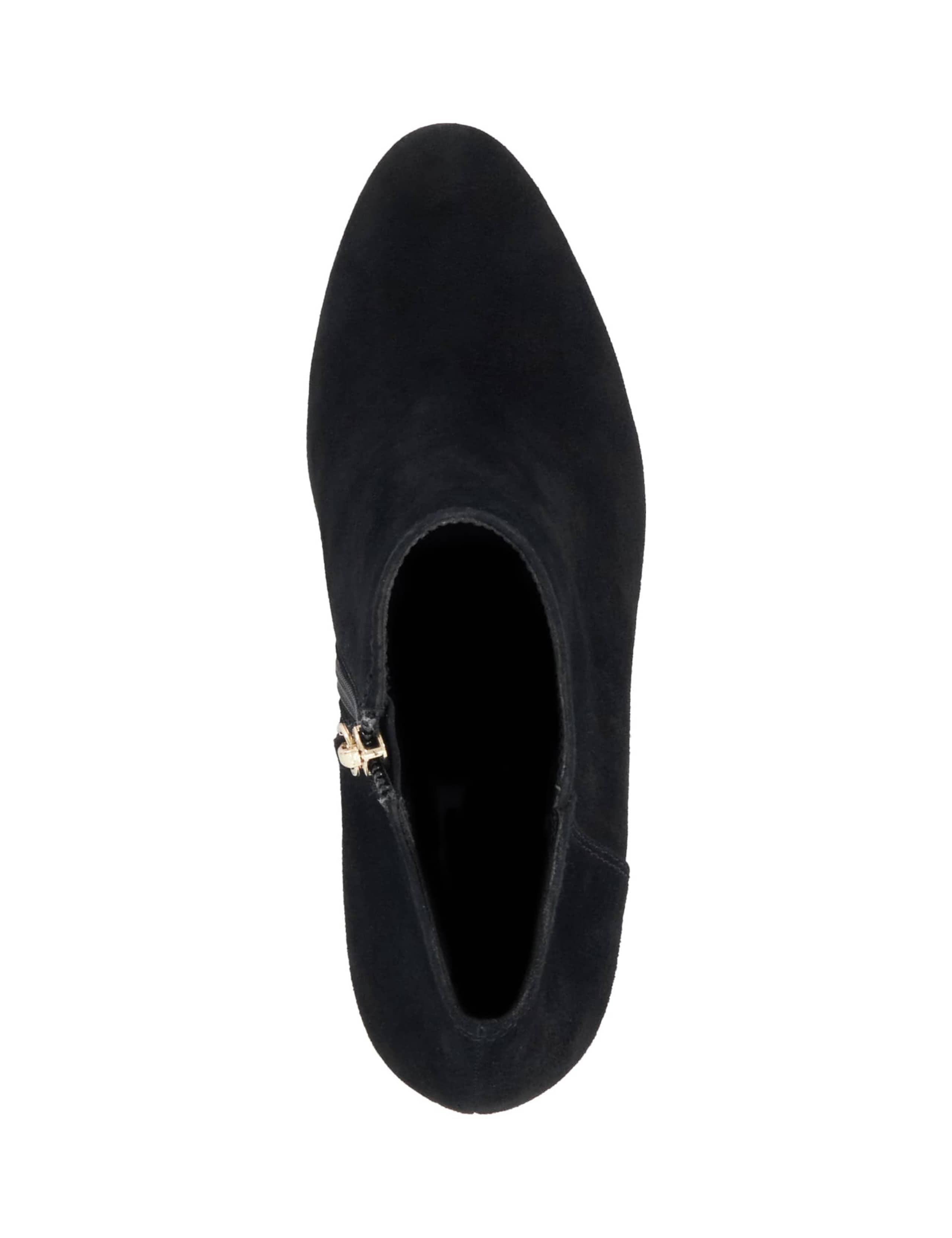 Suede High Heel Almond Toe Shoe Boots 3 of 6