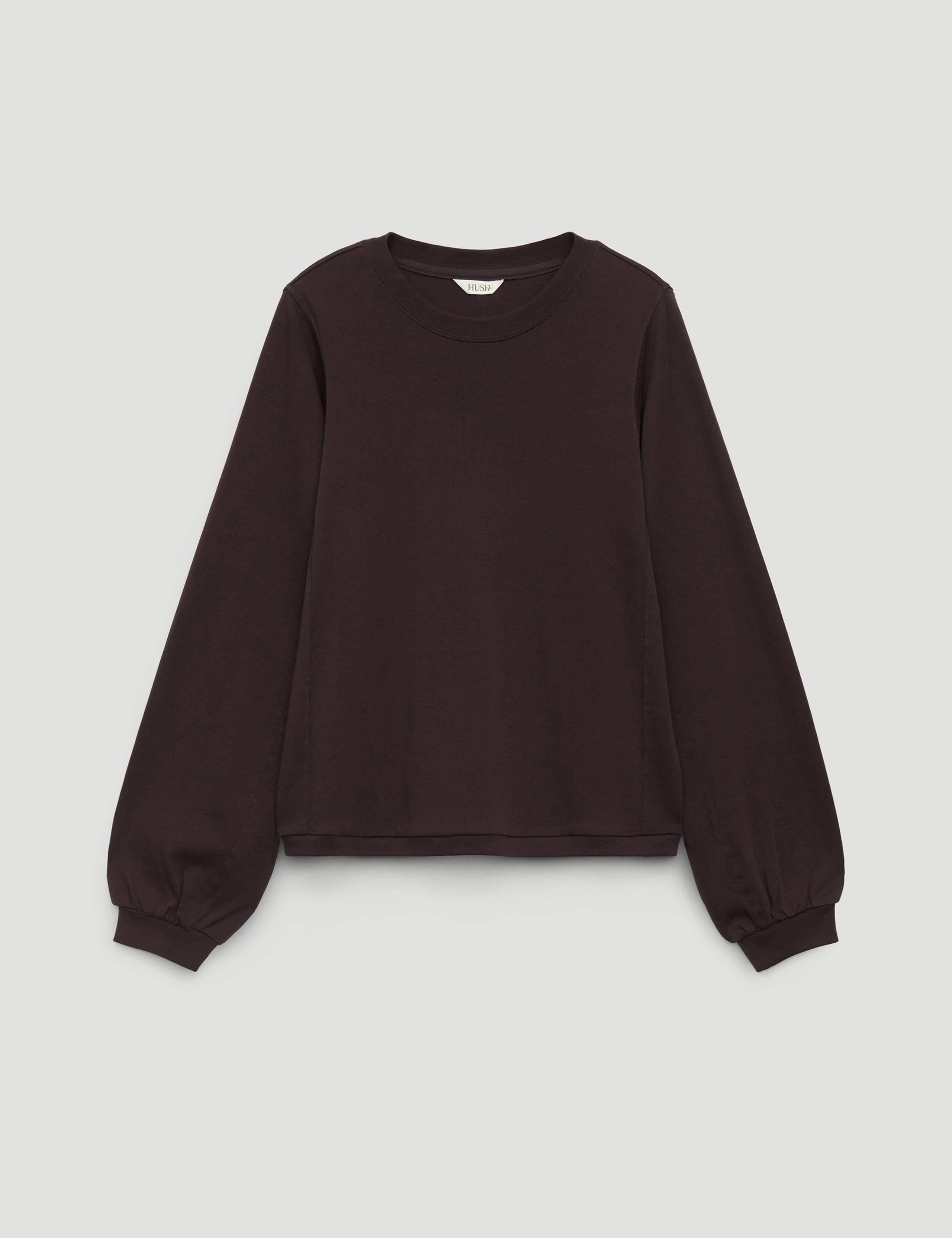 Pure Cotton Crew Neck Puff Sleeve Top 2 of 5