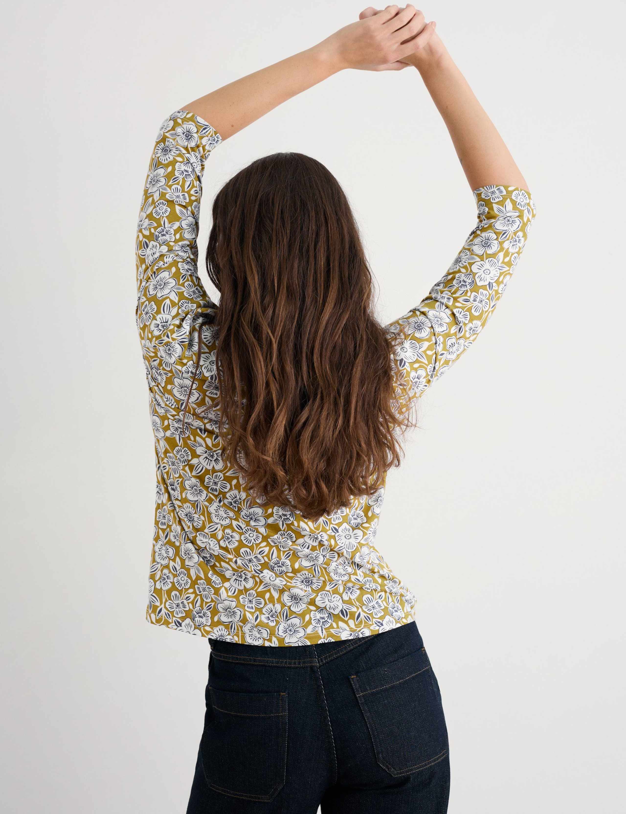 Cotton Blend Floral Top 3 of 5
