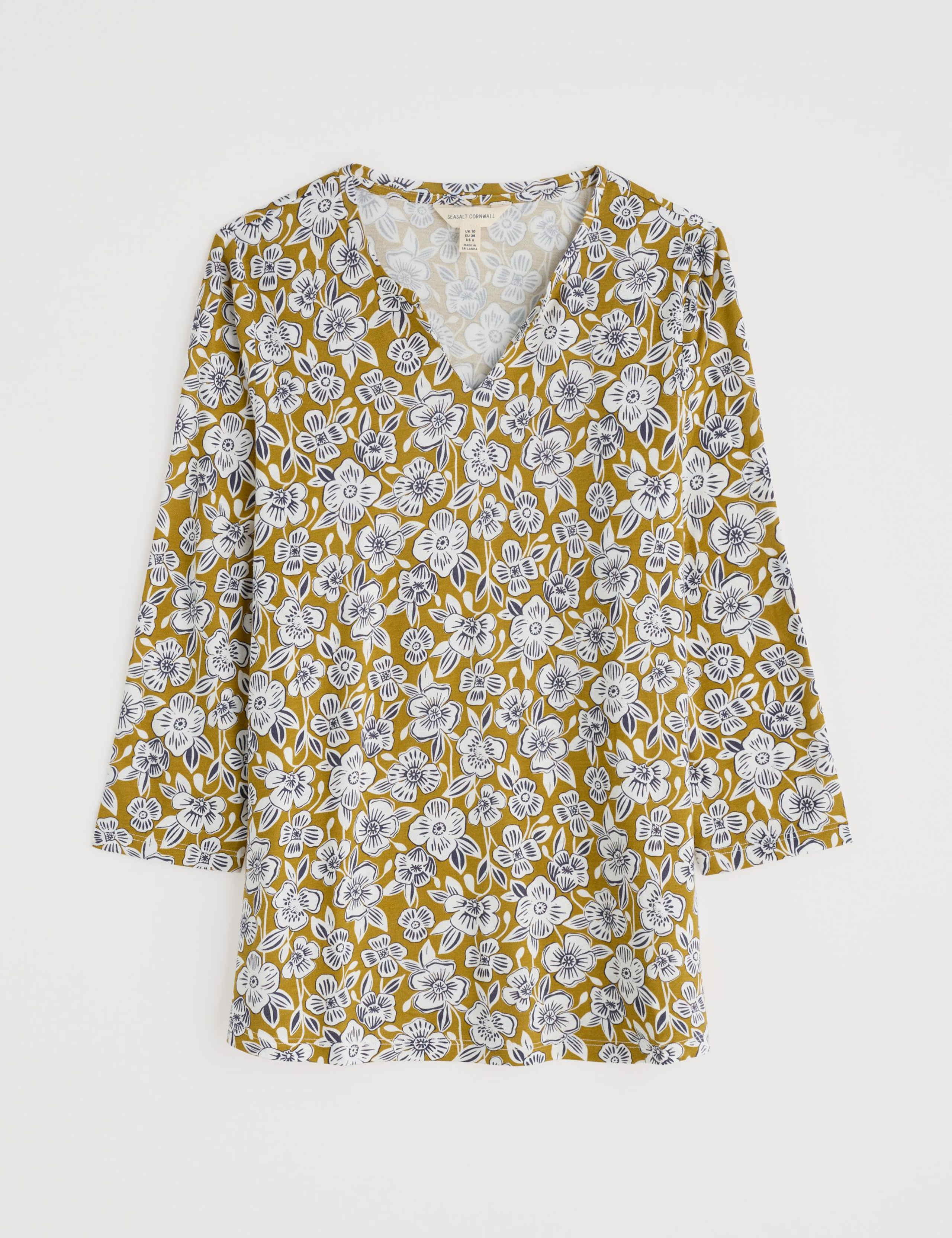 Cotton Blend Floral Top 2 of 5