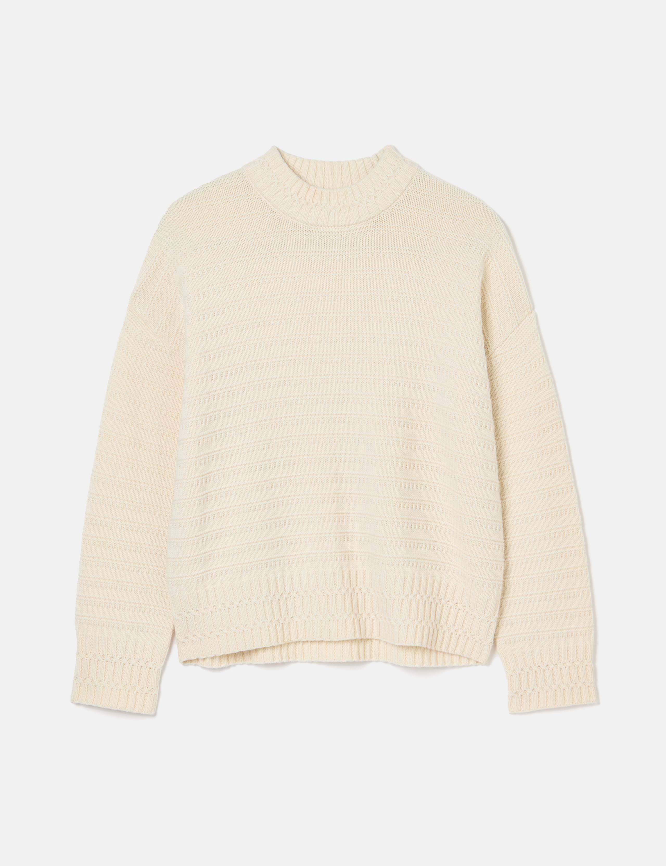 Textured Jumper with Merino Wool 3 of 7