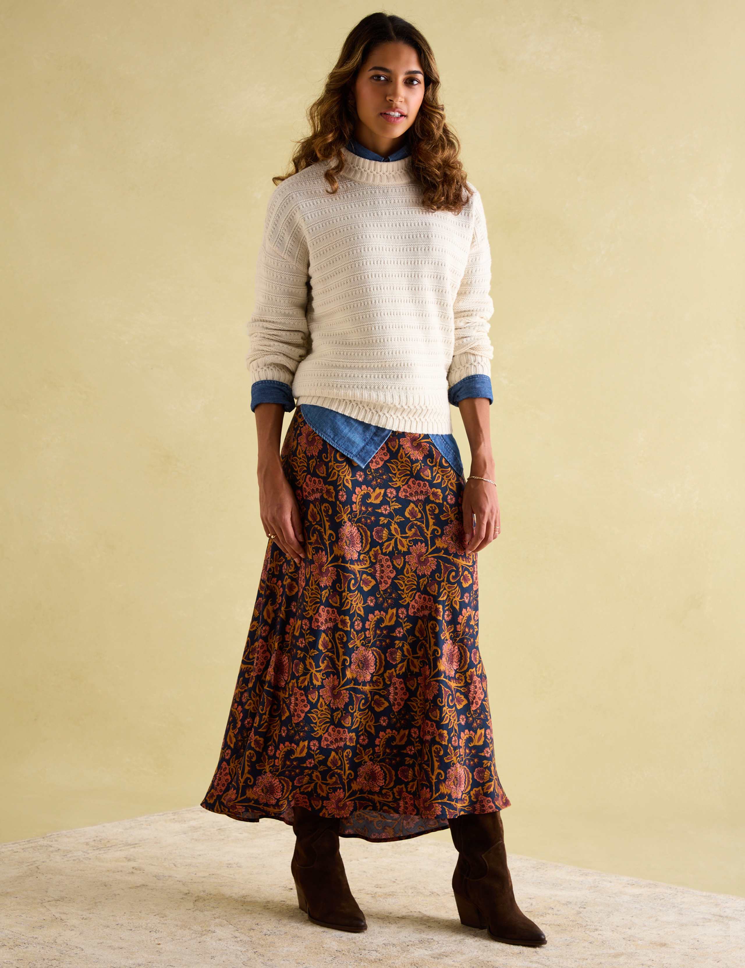Textured Jumper with Merino Wool 4 of 7