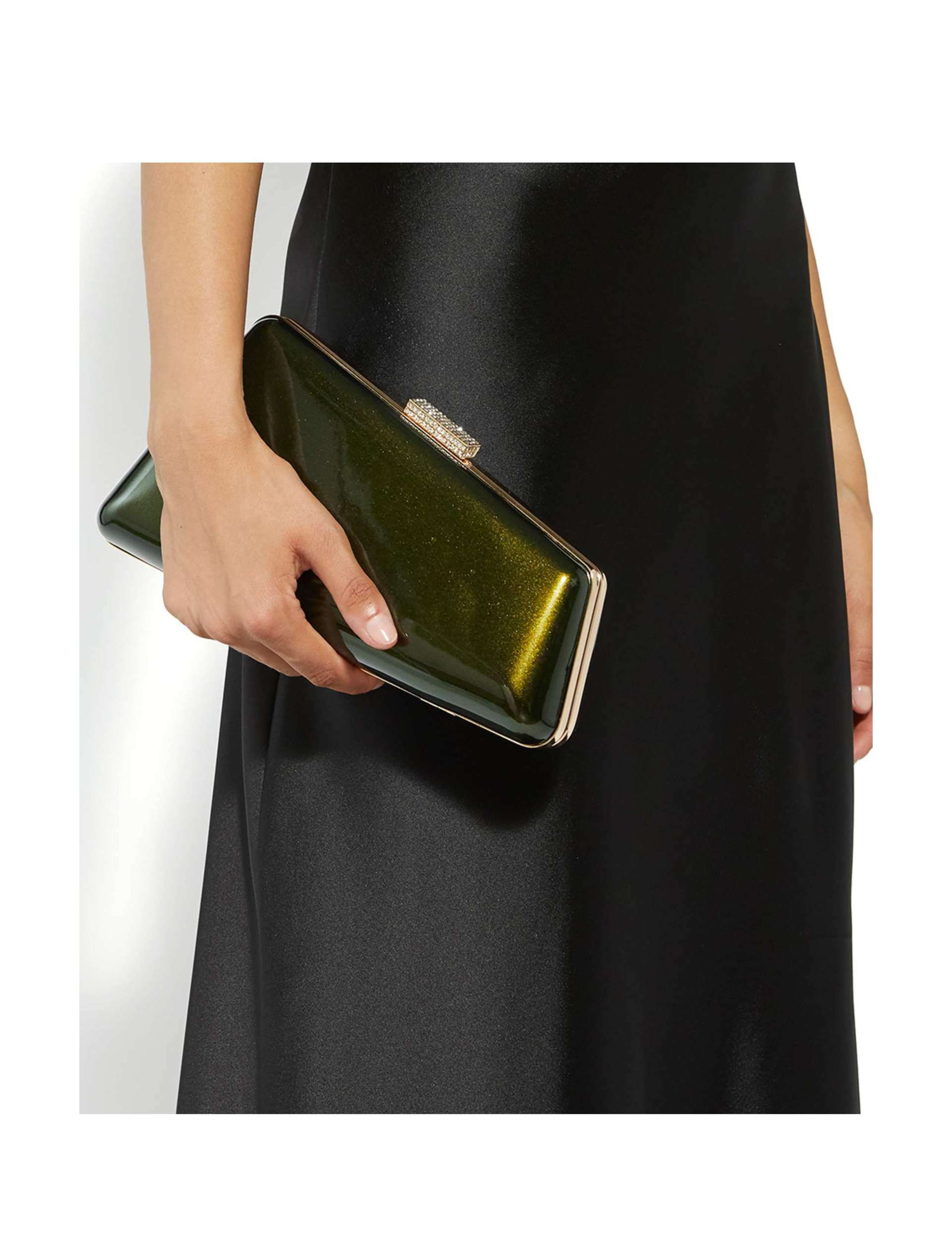 Metallic Asymmetric Clutch Bag 2 of 6