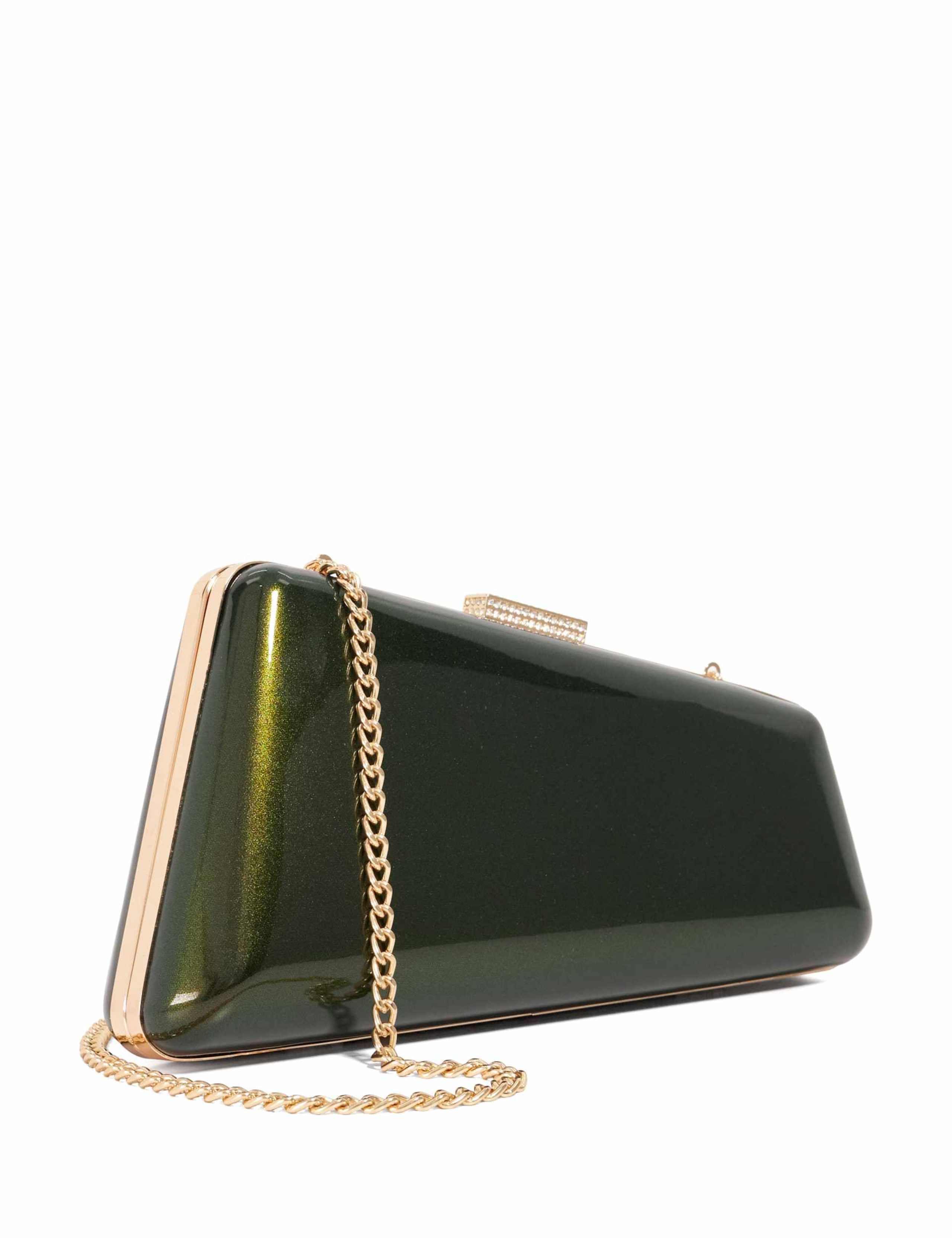 Metallic Asymmetric Clutch Bag 3 of 6