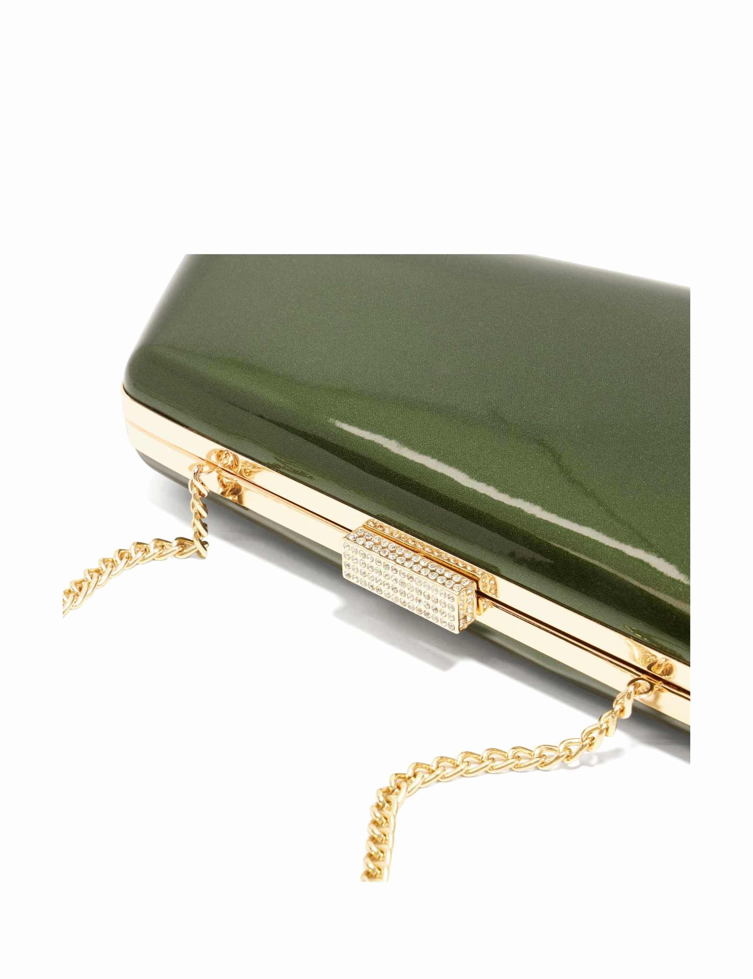 Metallic Asymmetric Clutch Bag 5 of 6