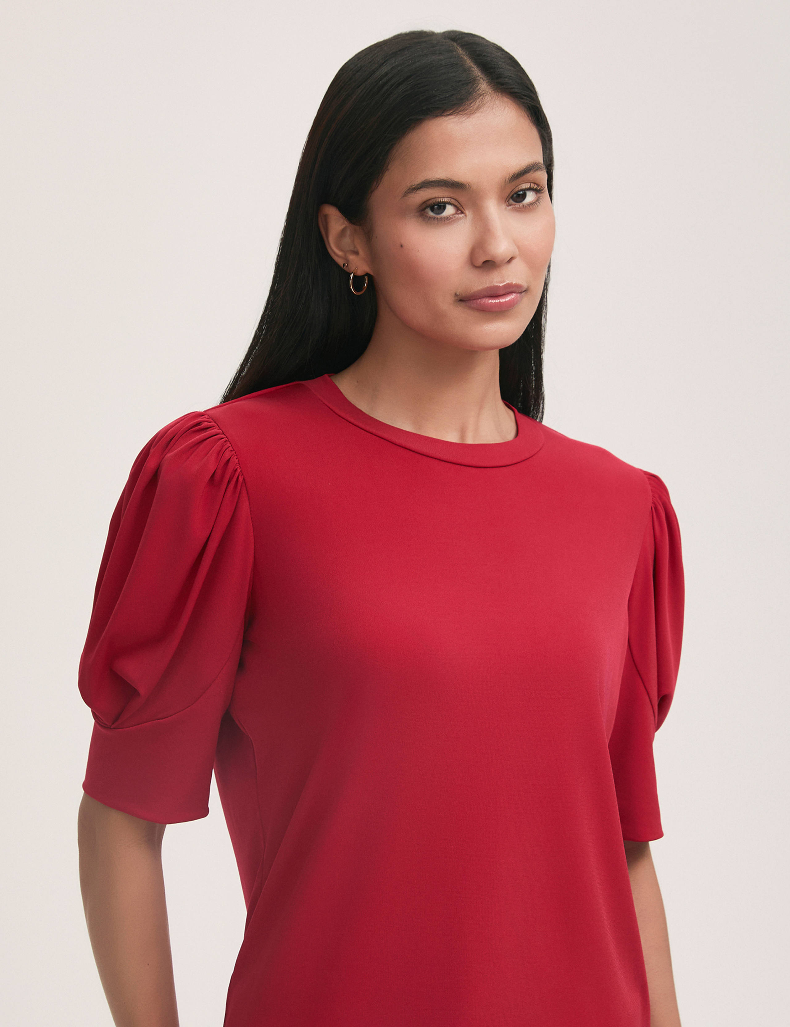 Jersey Puff Sleeve Top 4 of 4