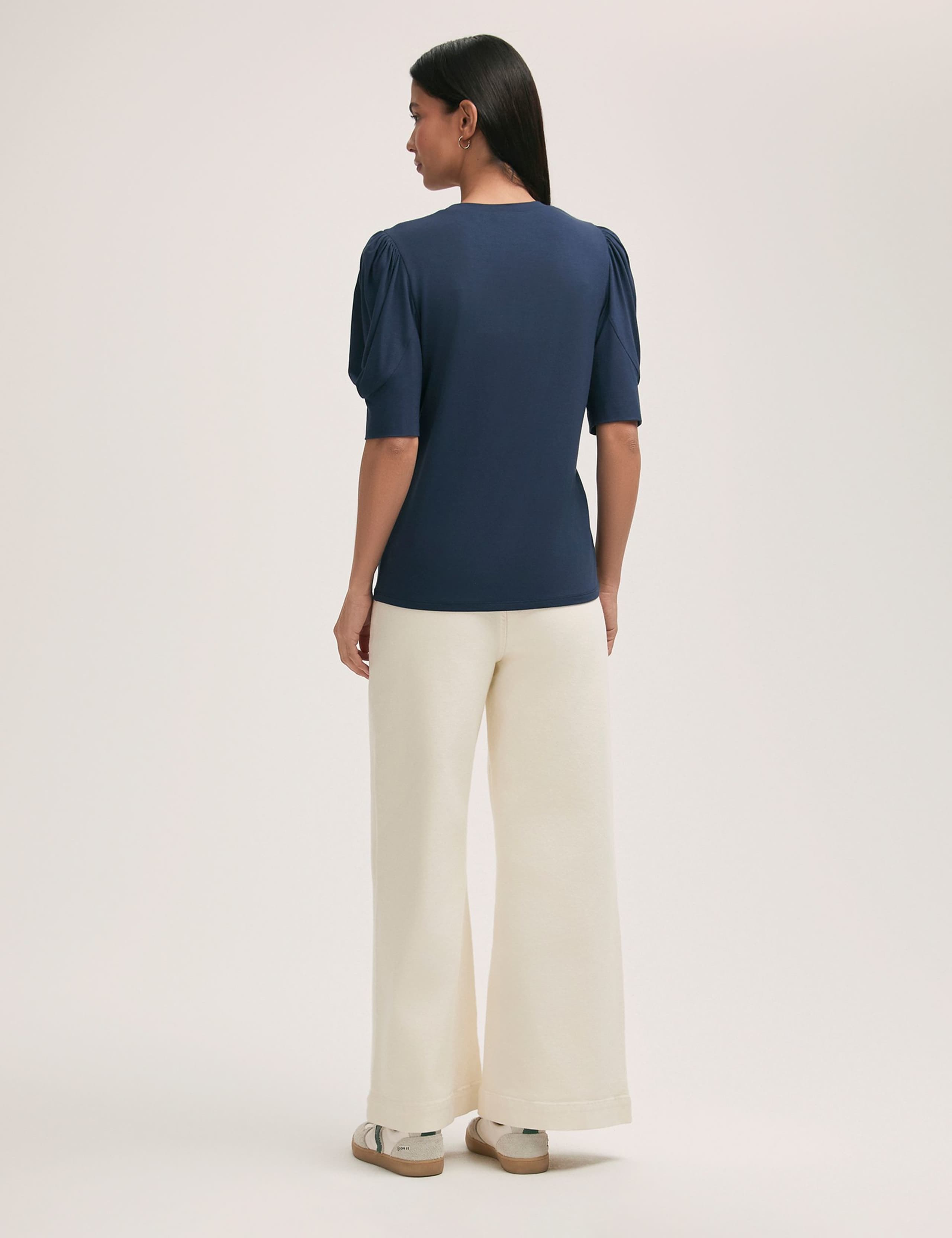 Jersey Puff Sleeve Top 3 of 4