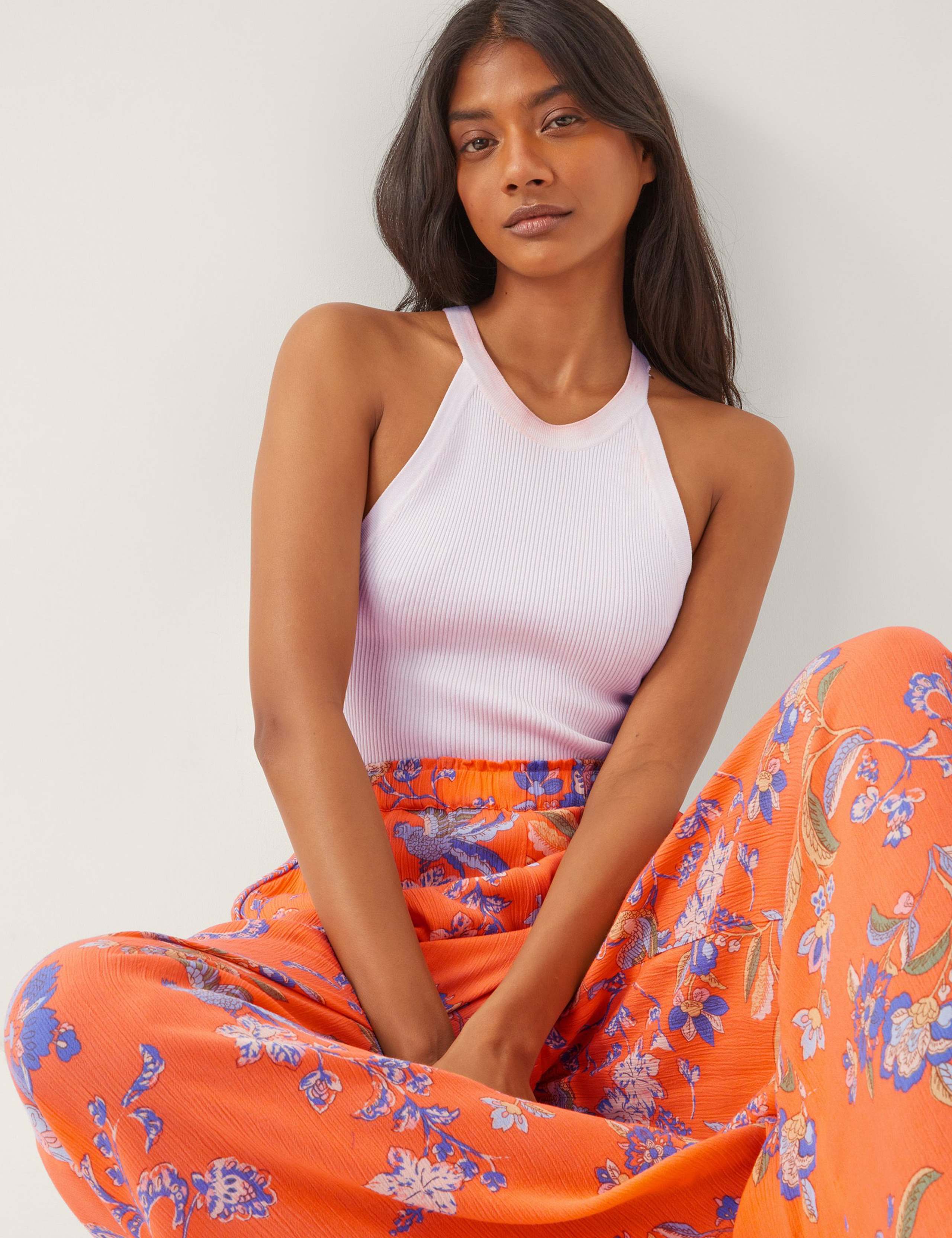 Floral Wide Leg Trousers 2 of 4