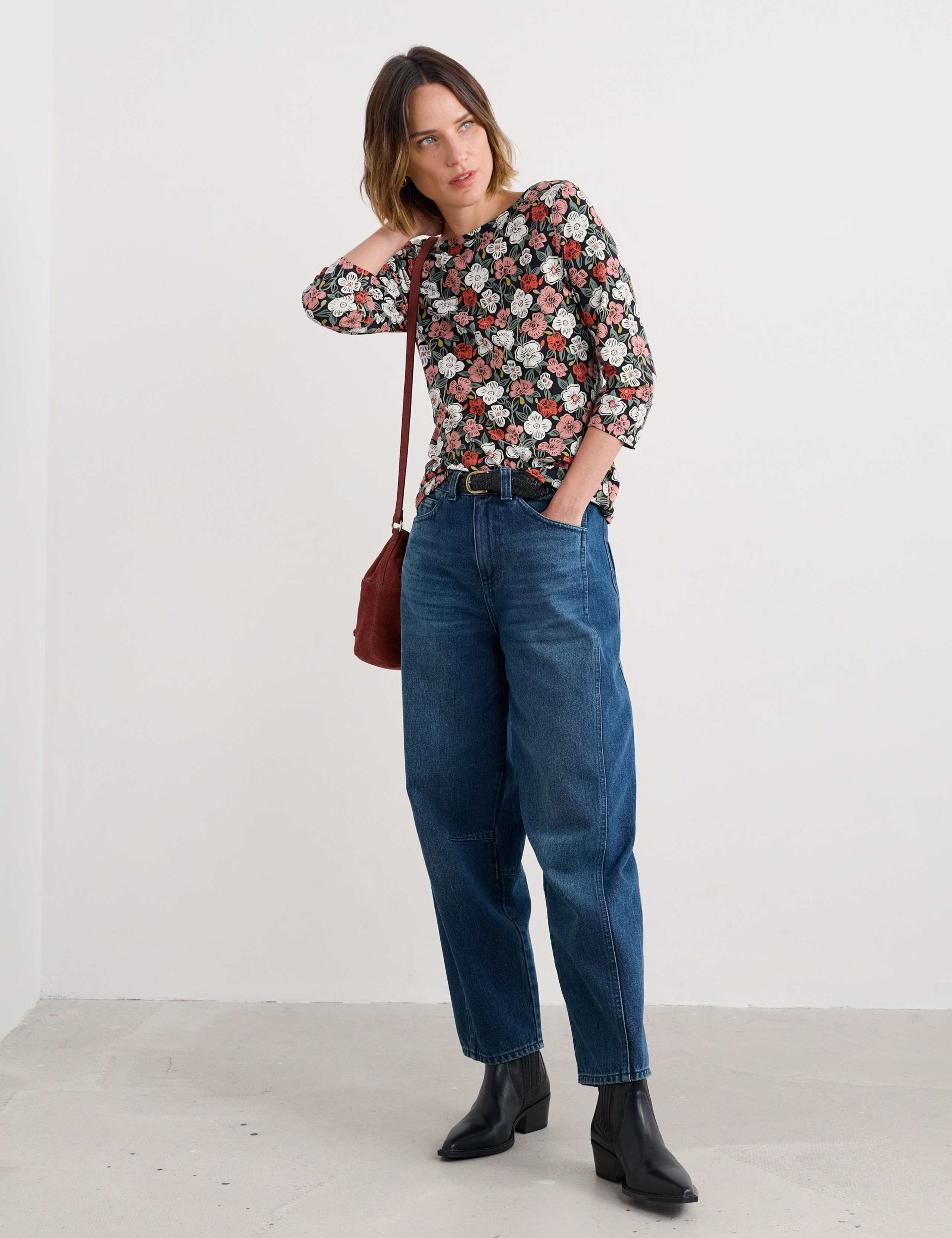 Cotton Rich Floral Top 3 of 4