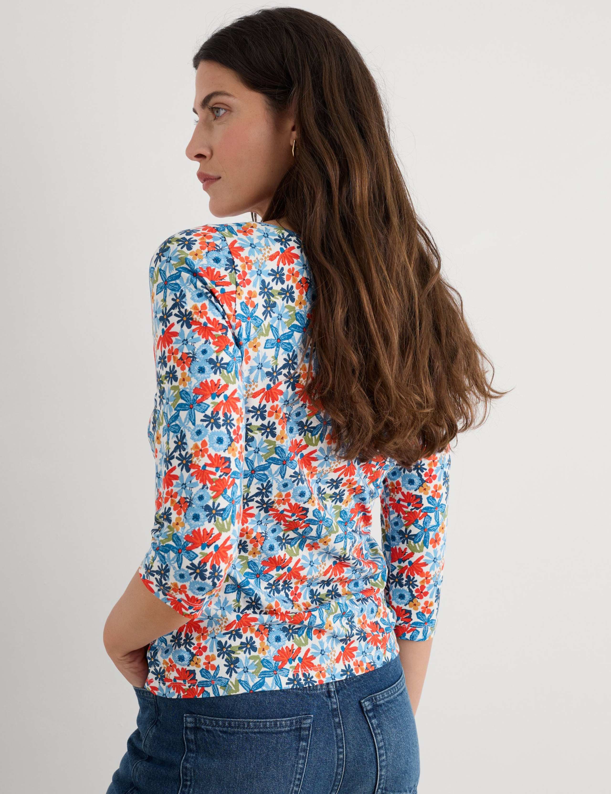 Cotton Rich Floral Top 3 of 5