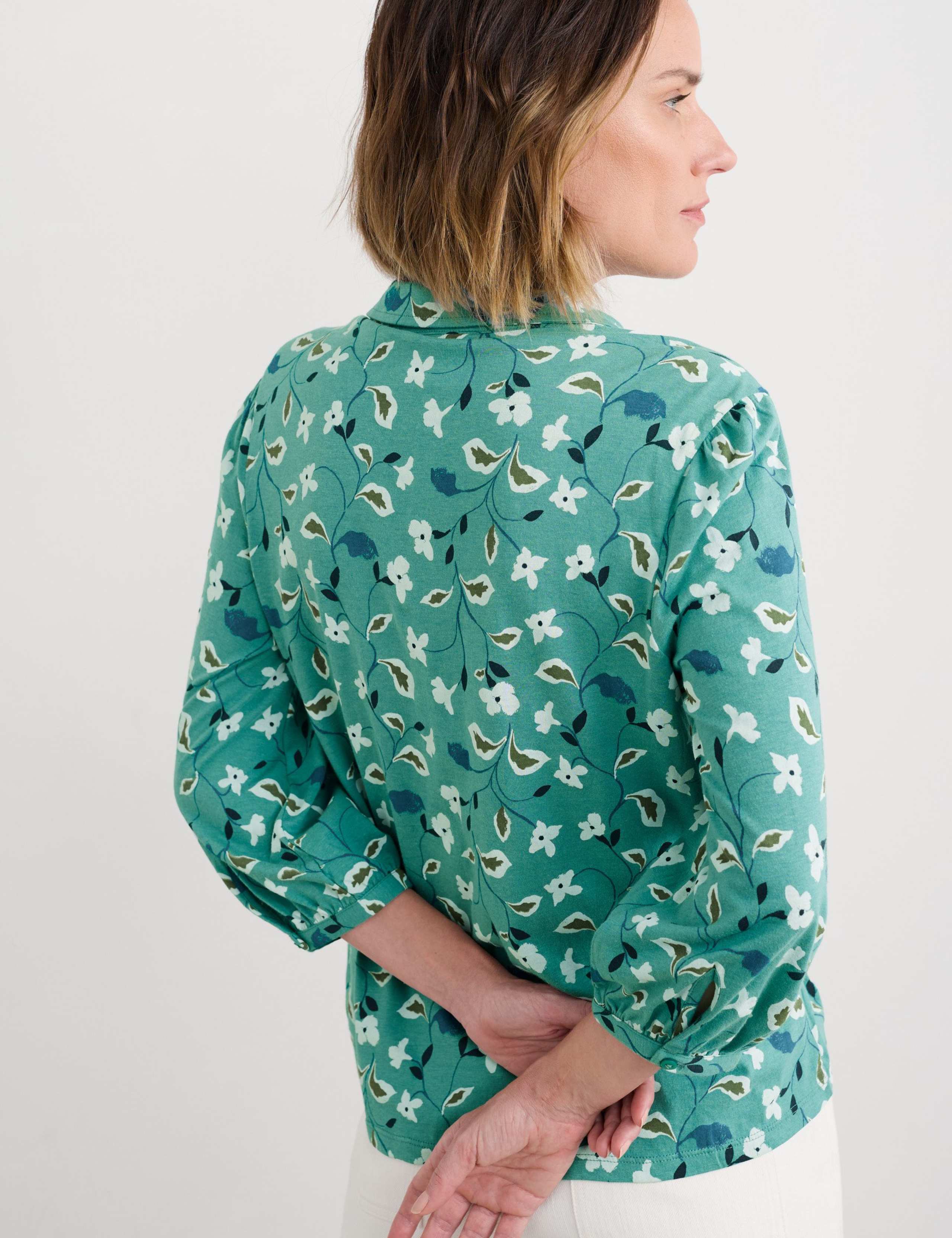 Cotton Rich Floral Shirt 4 of 5