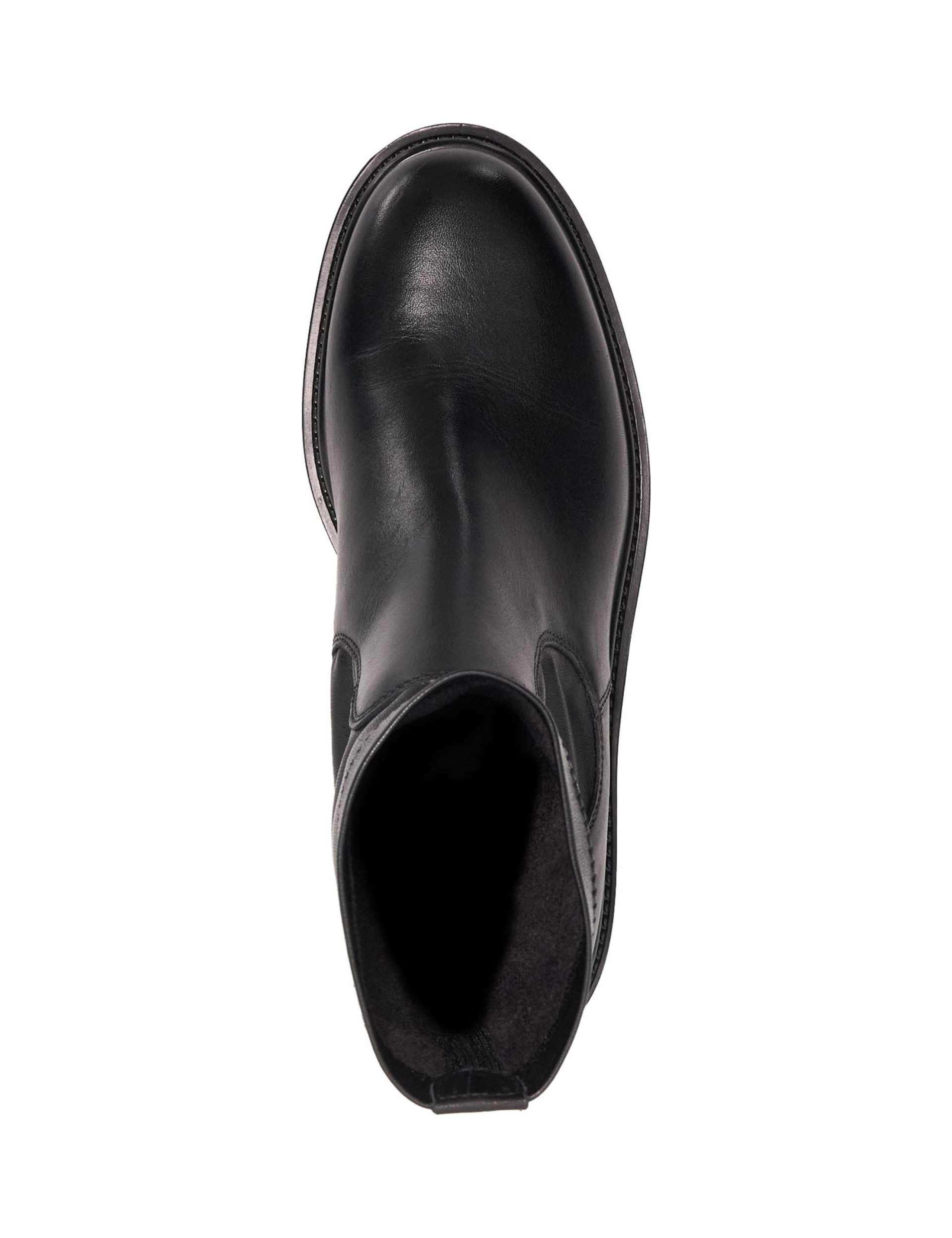 Leather Block Heel Ankle Boots 2 of 6