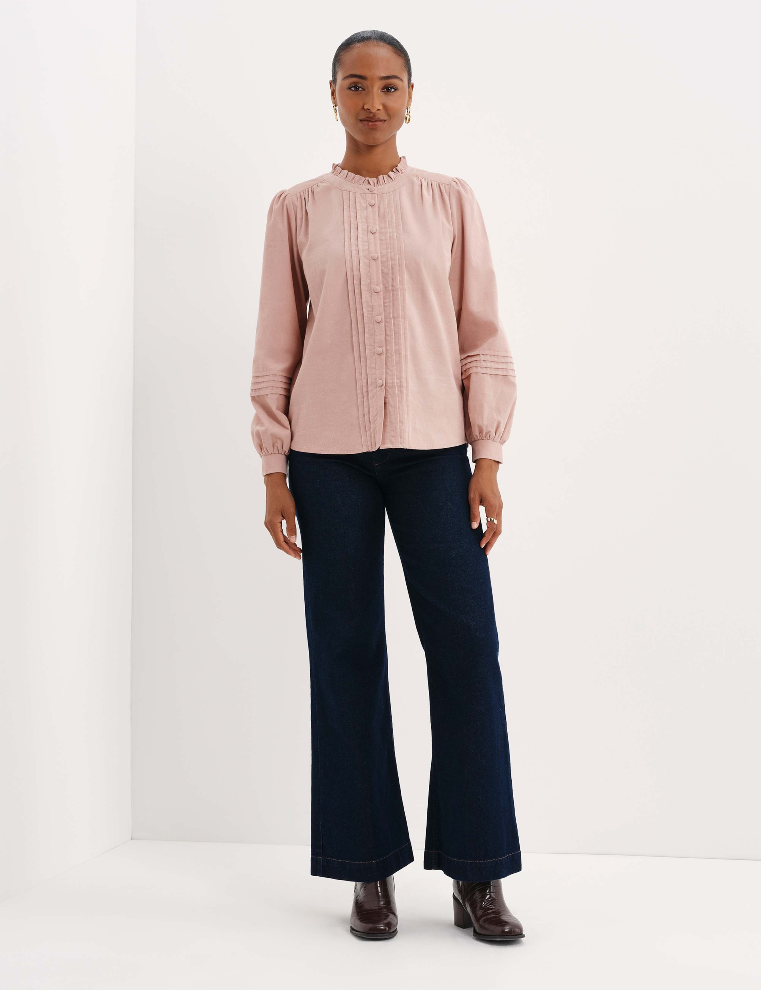 Cord Textured Pintuck Shirt 11 of 11