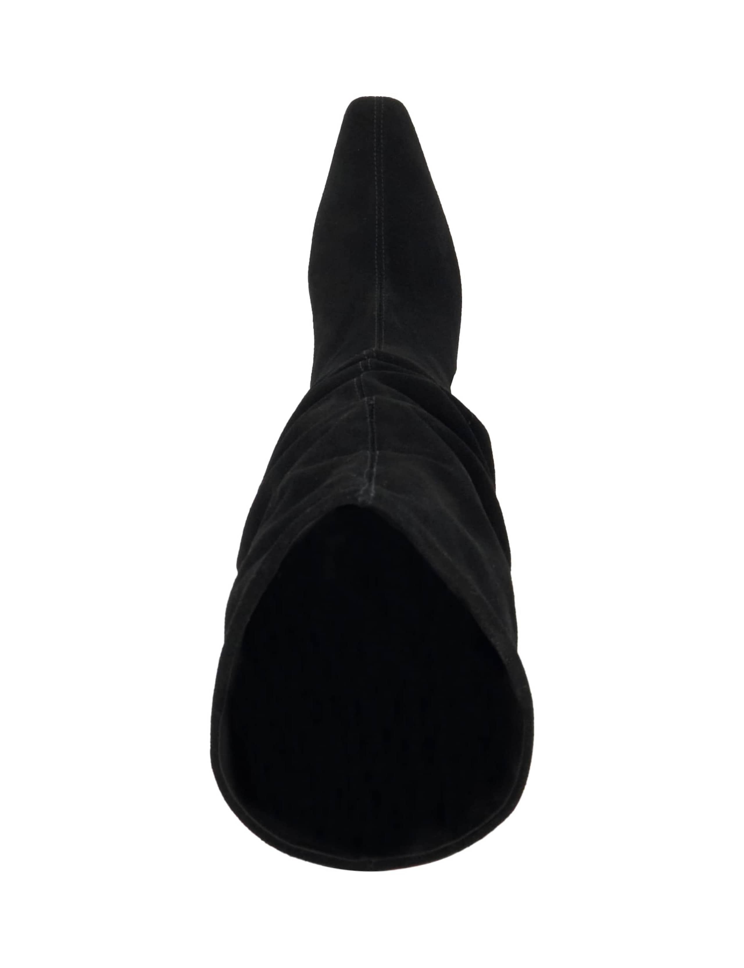Suede Ruched Kitten Heel Knee High Boots 4 of 5