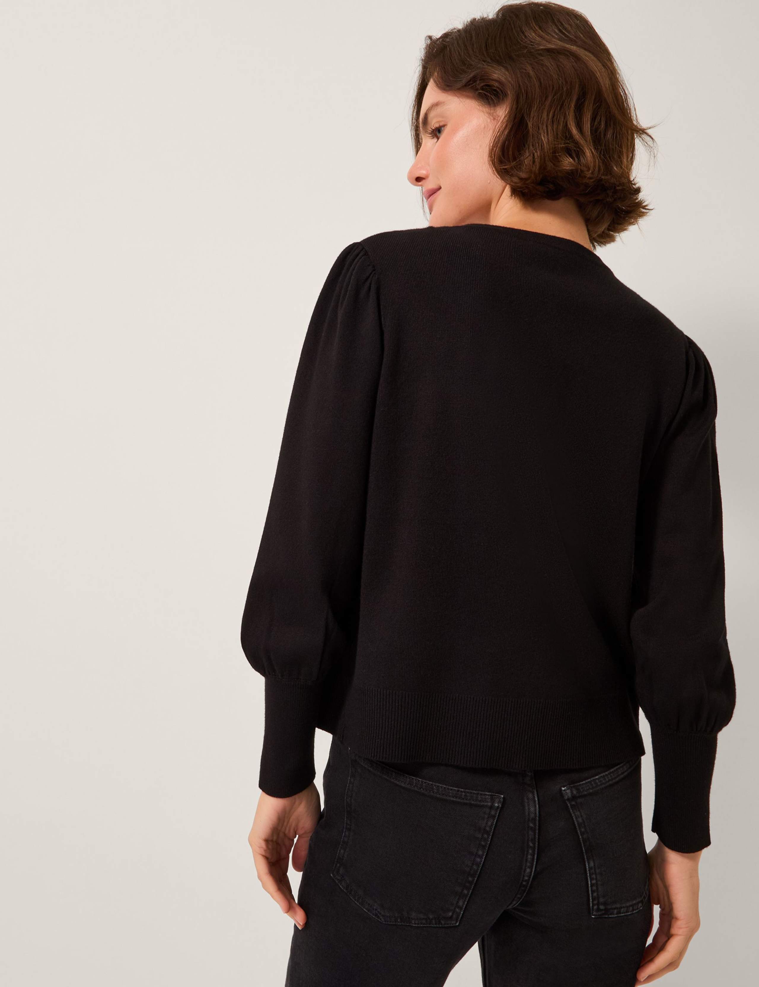 Embellished Crew Neck Cardigan 4 of 5