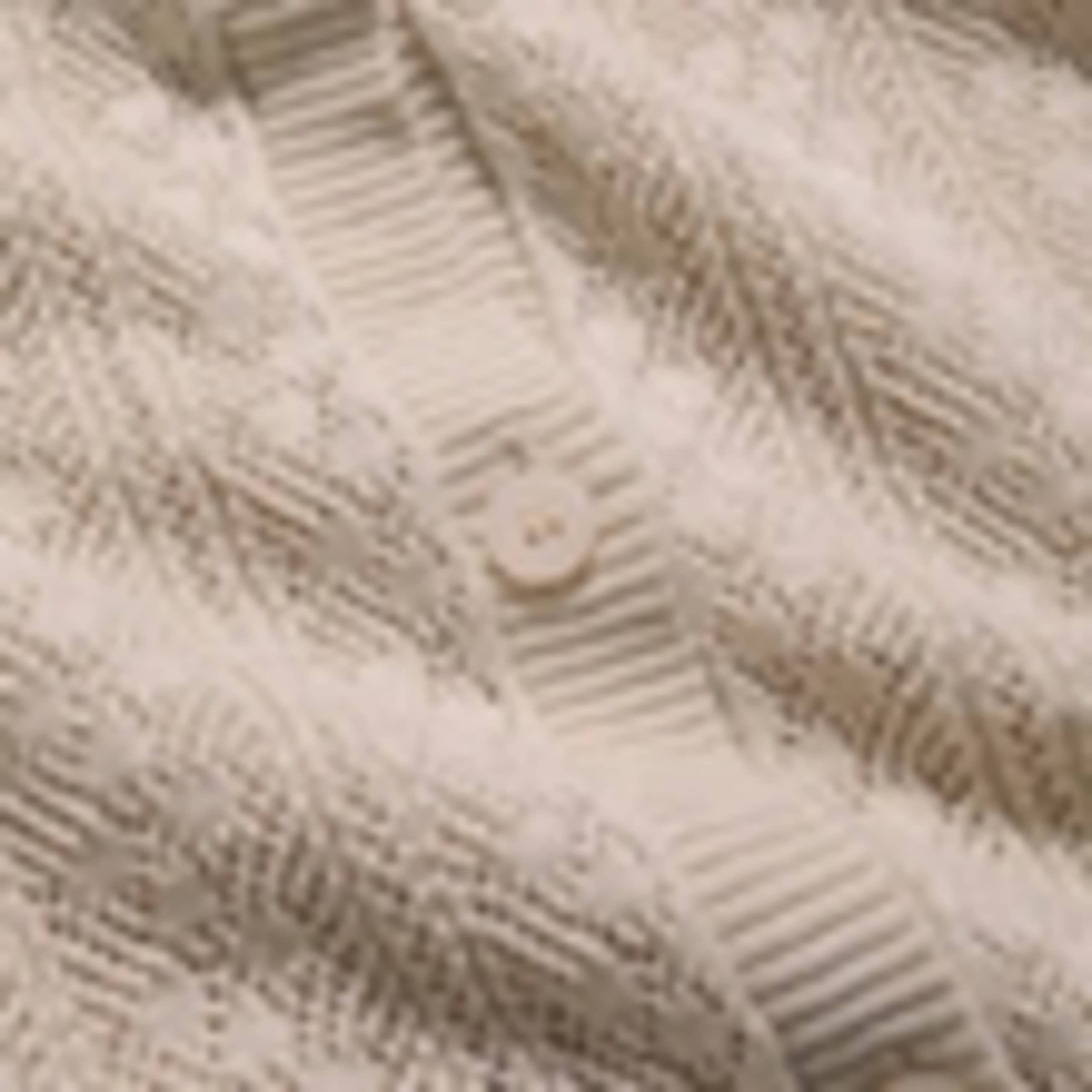 Pure Cotton Pointelle Relaxed Cardigan 5 of 5