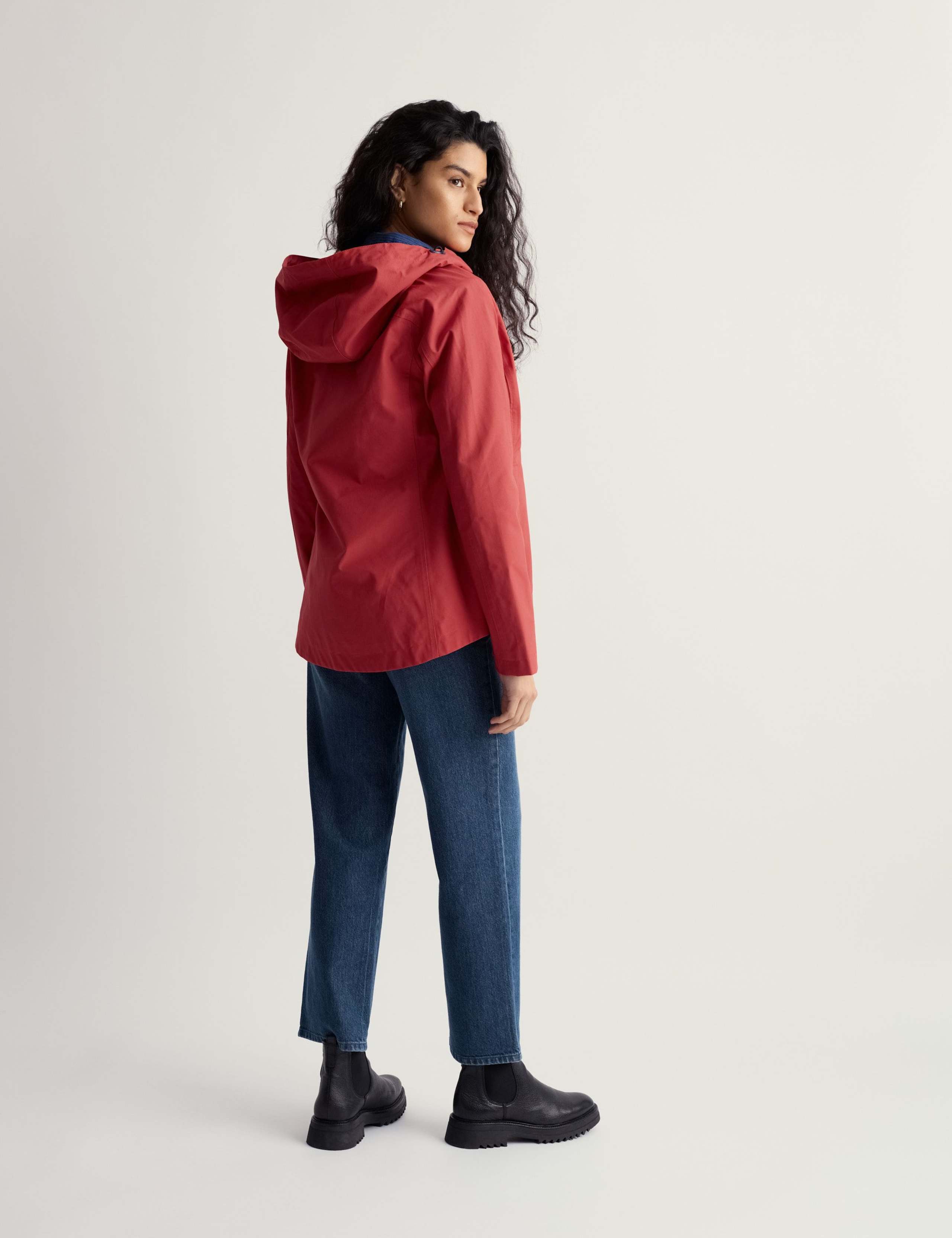 Cotton Rich Hooded Rain Jacket 4 of 5