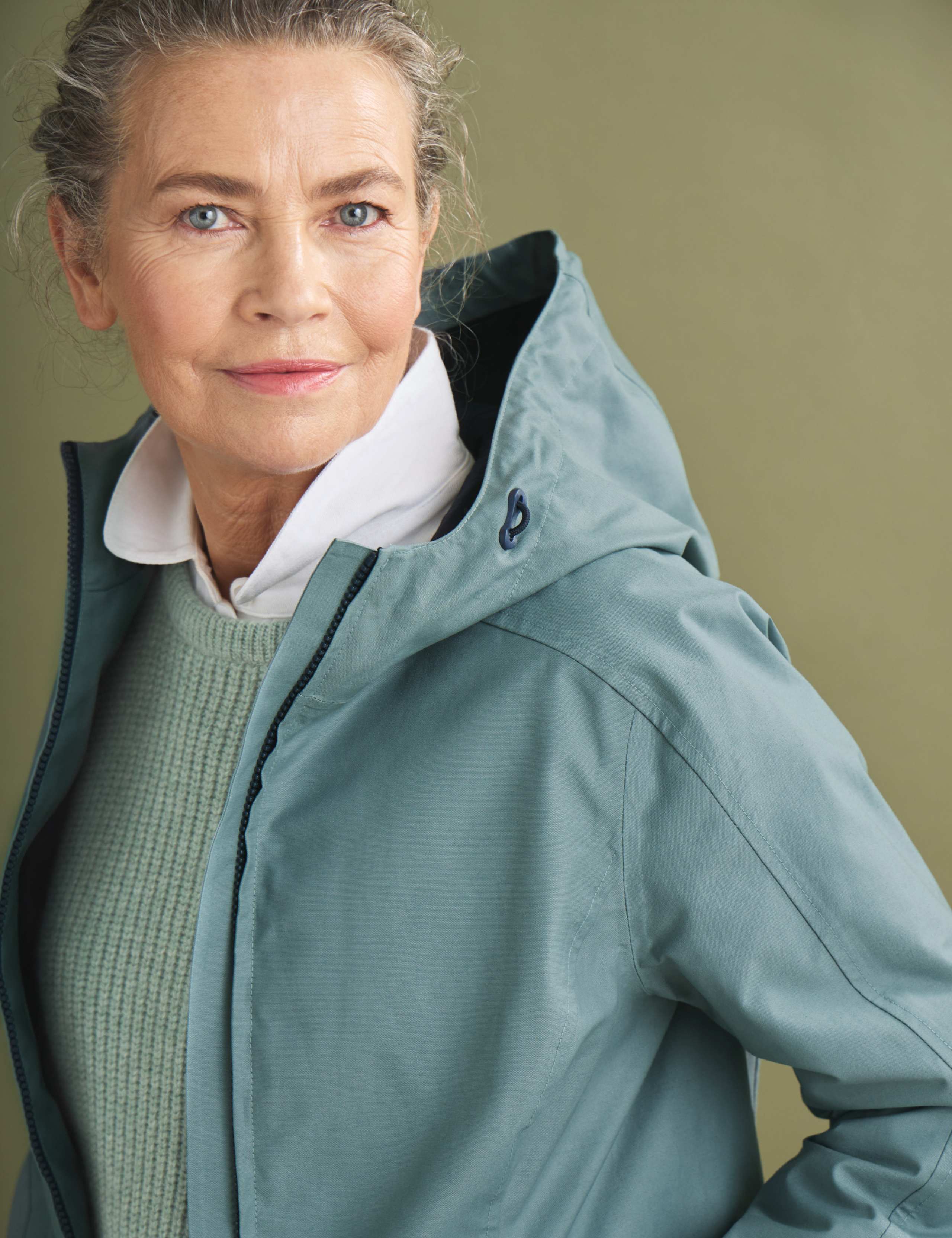 Cotton Rich Hooded Rain Jacket 6 of 8