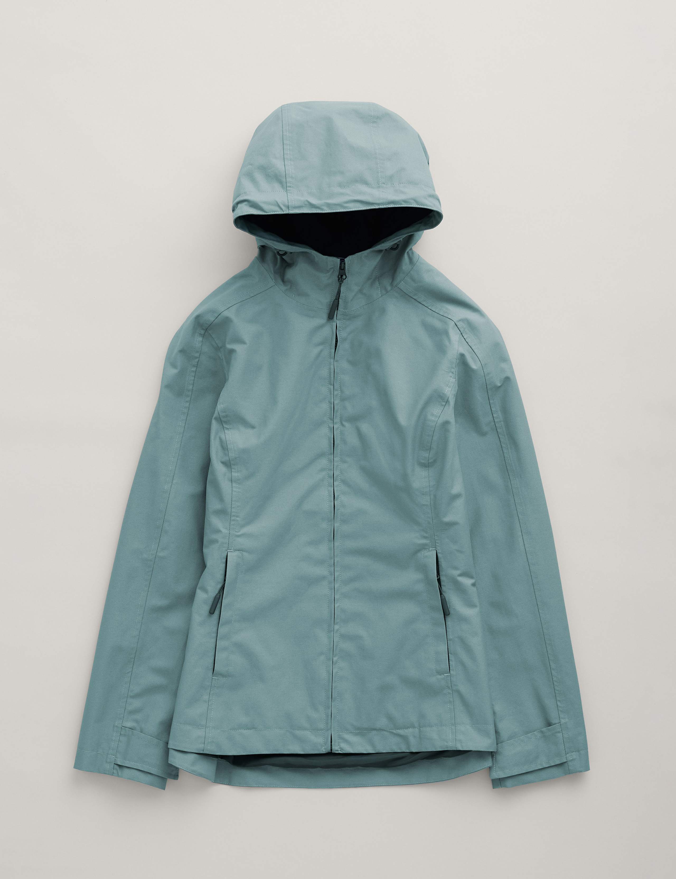 Cotton Rich Hooded Rain Jacket 2 of 8