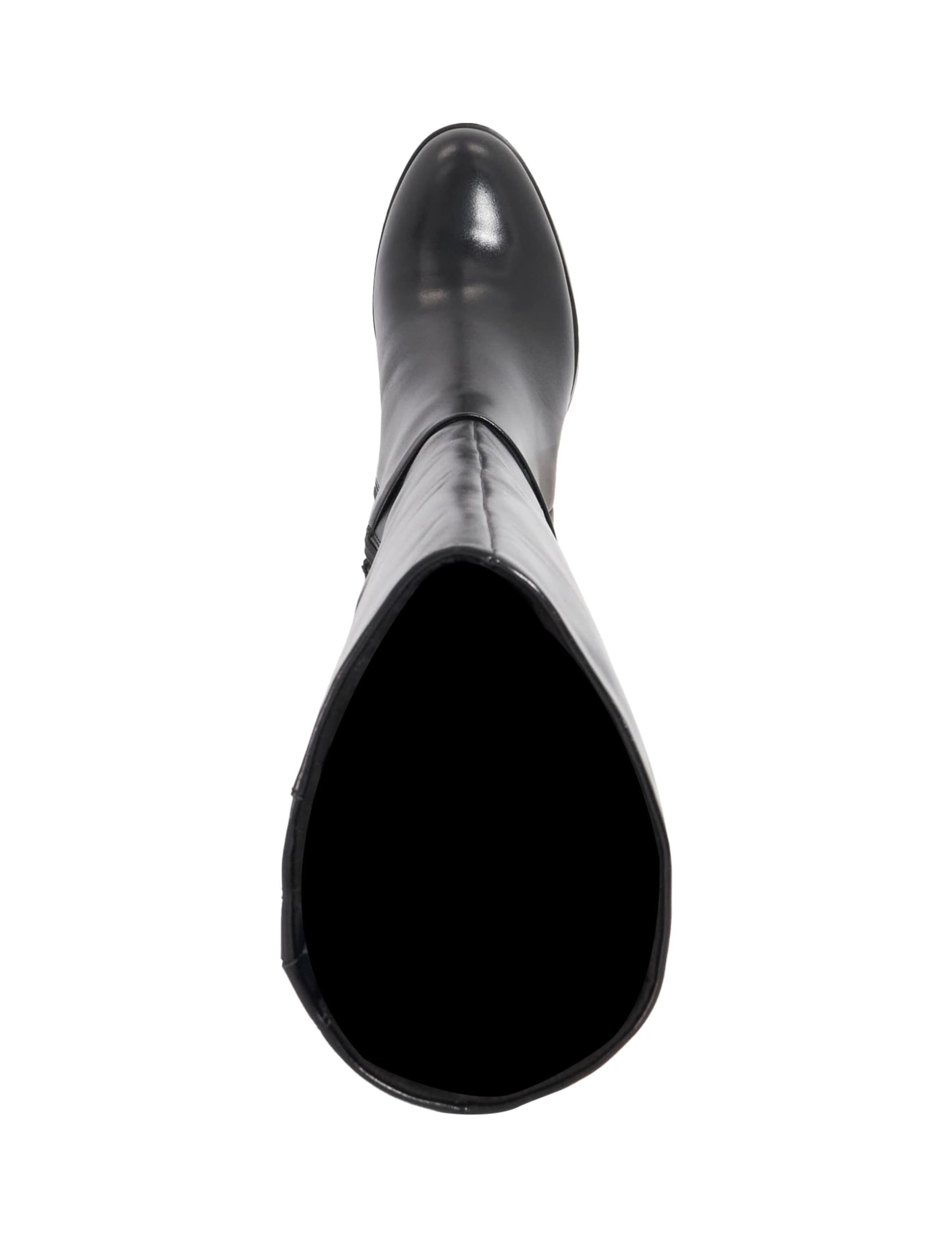 Leather Block Heel Knee High Boots 5 of 5