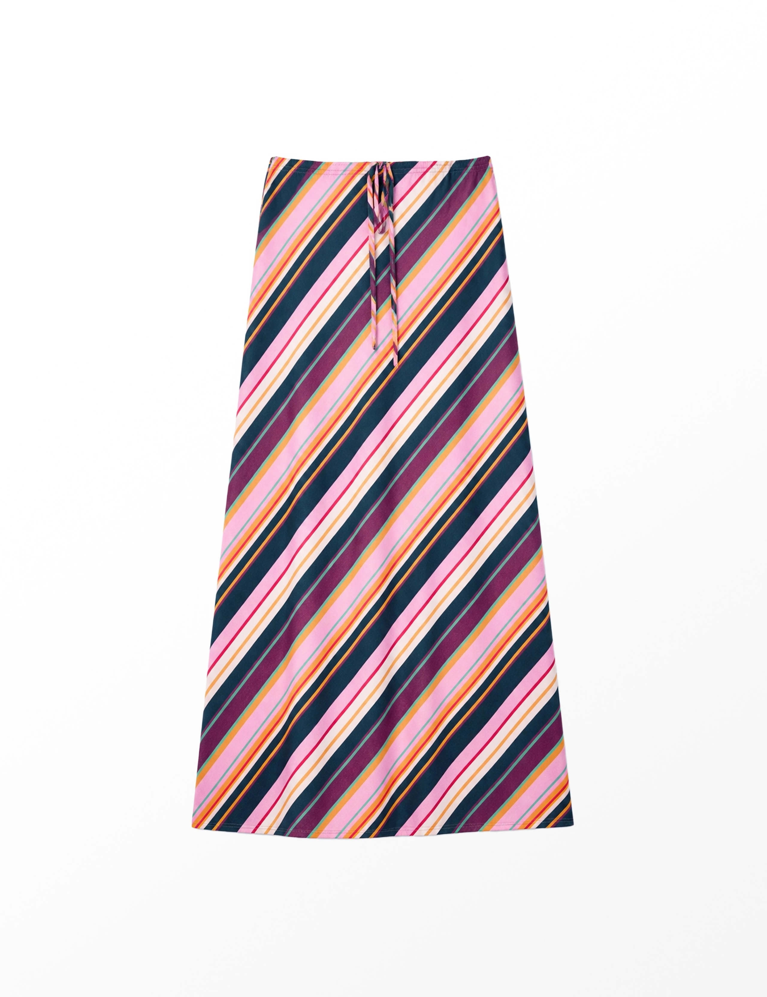 Striped Maxi Slip Skirt 2 of 3