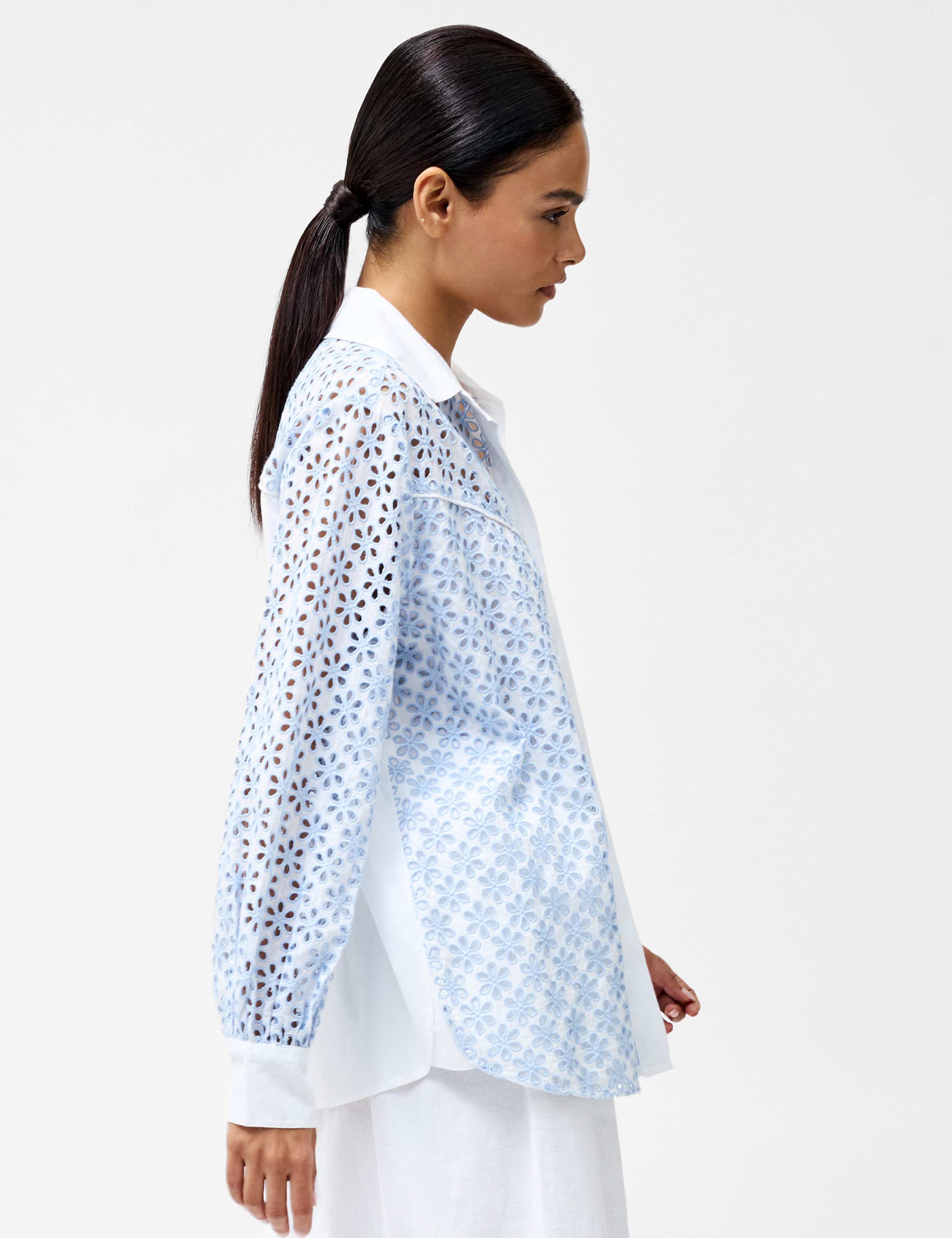 Pure Cotton Embroidered Shirt 3 of 3