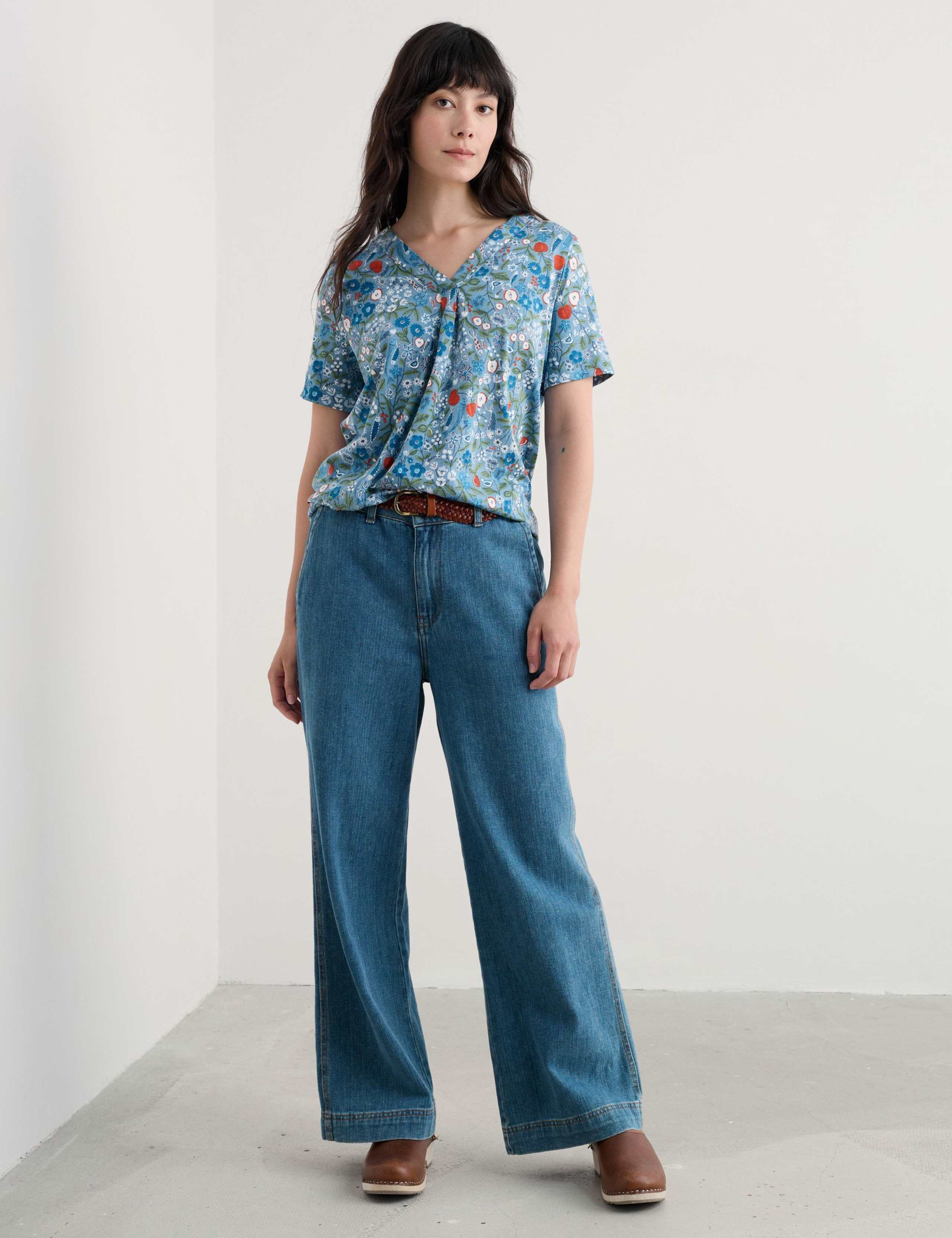 Pure Cotton Floral Top 2 of 4