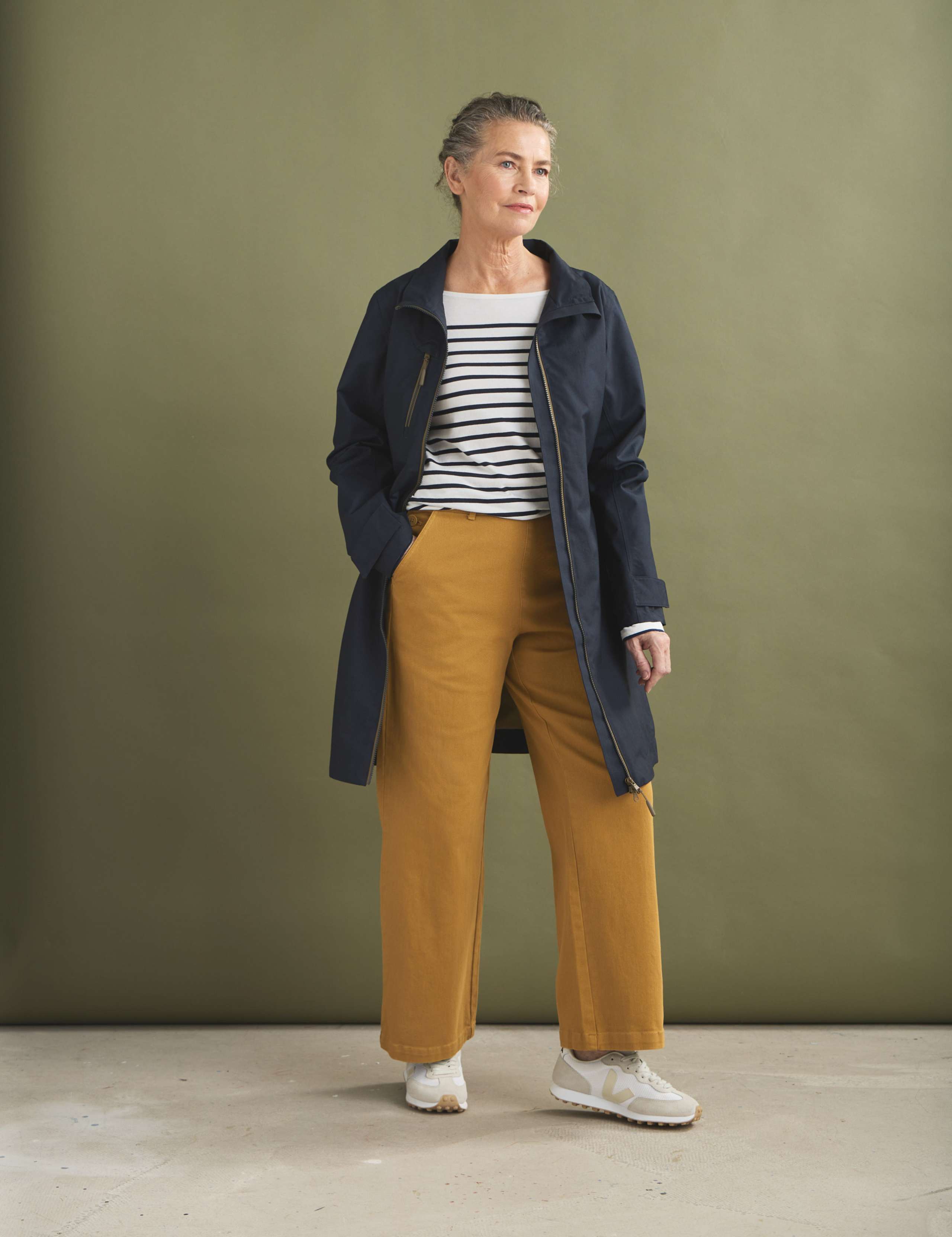 Waterproof Cotton Rich Longline Raincoat 3 of 6