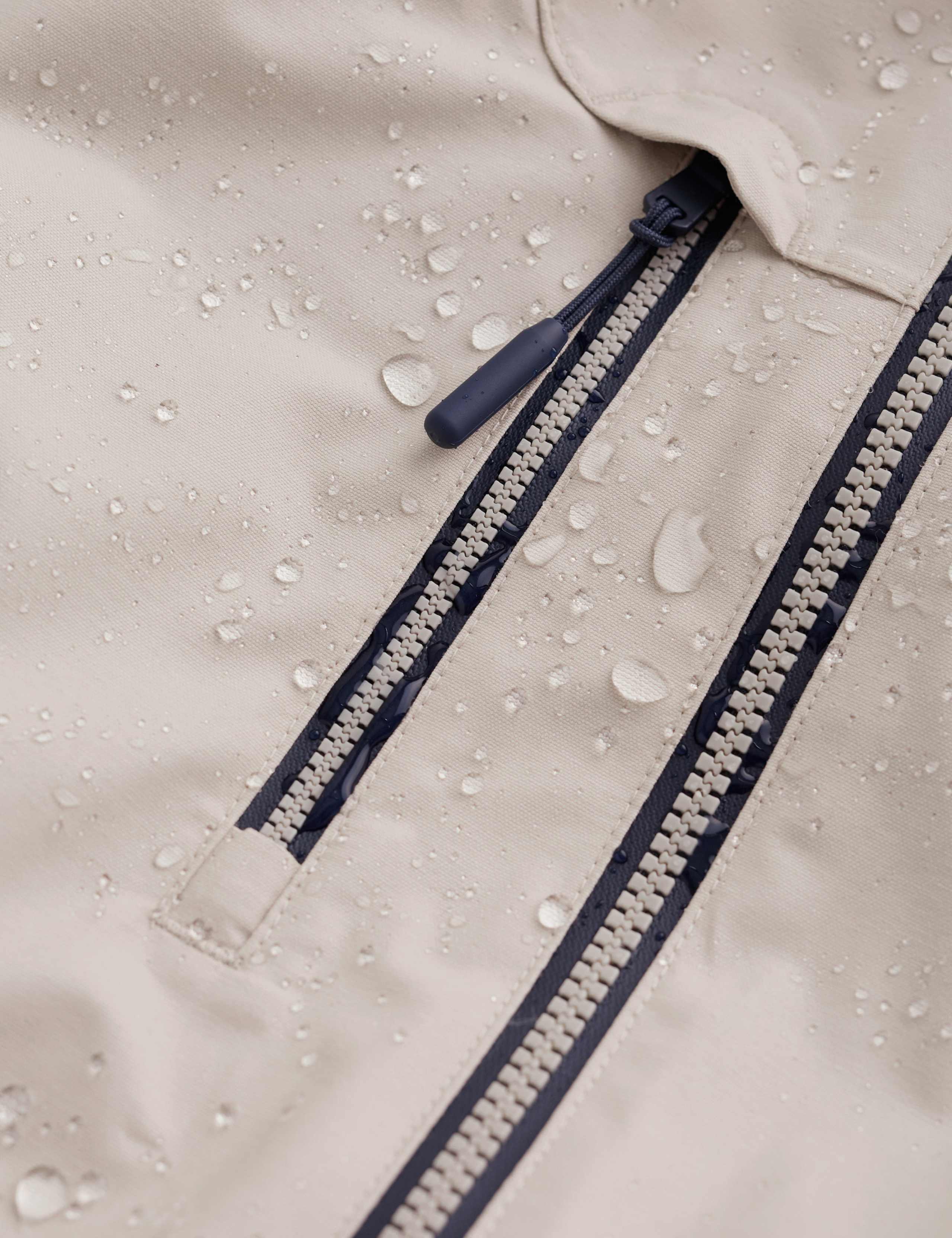 Waterproof Cotton Rich Longline Raincoat 5 of 7
