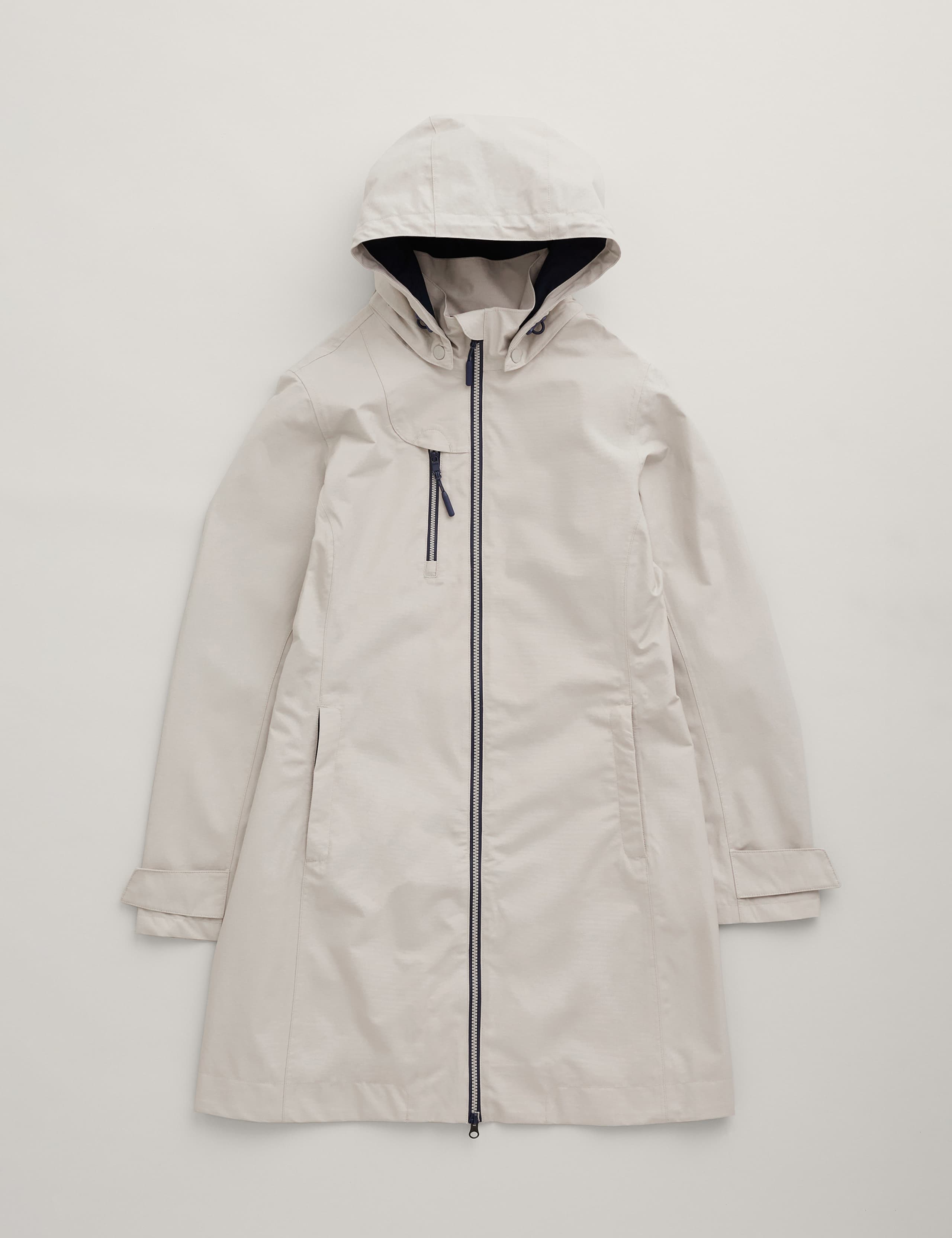 Waterproof Cotton Rich Longline Raincoat 2 of 7