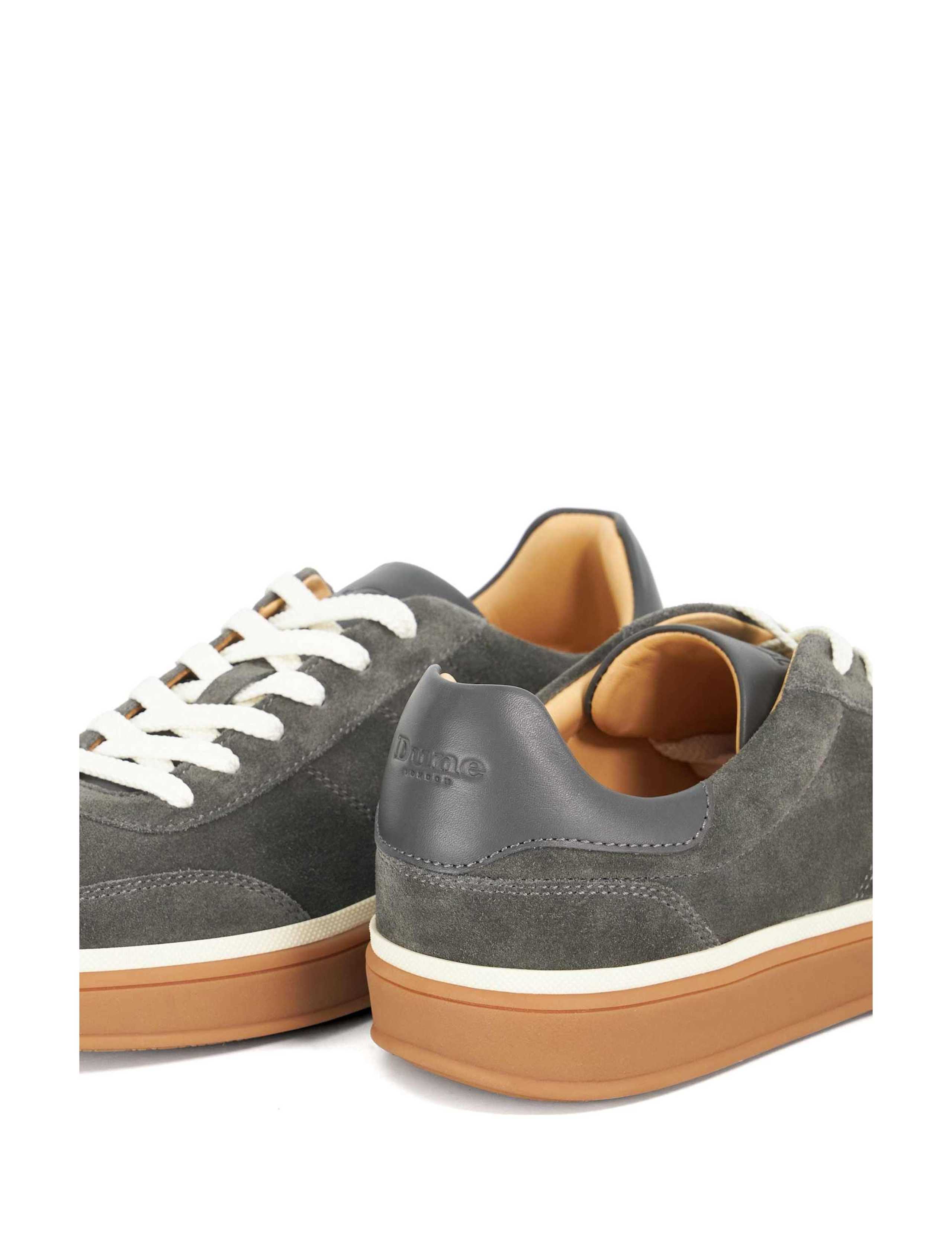 Wide Fit Suede Lace Up Trainers 5 of 5