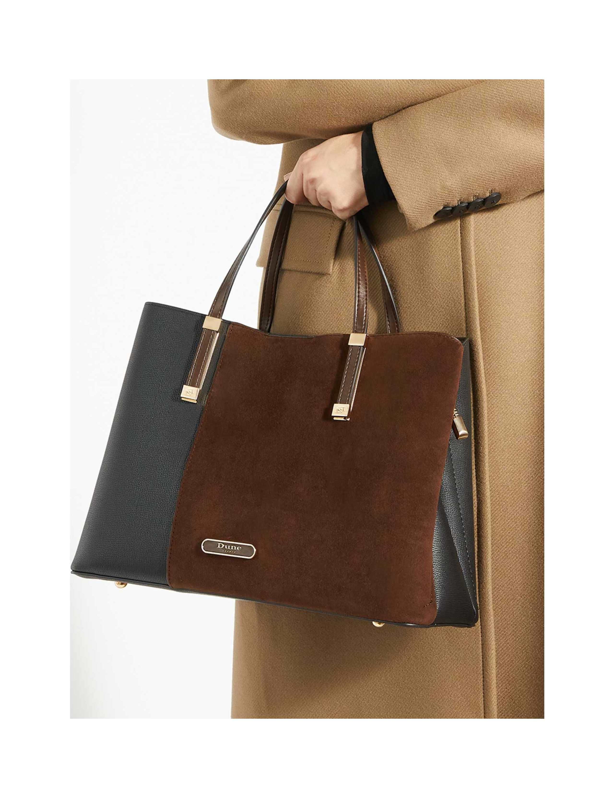 Suede Tote Bag 2 of 6