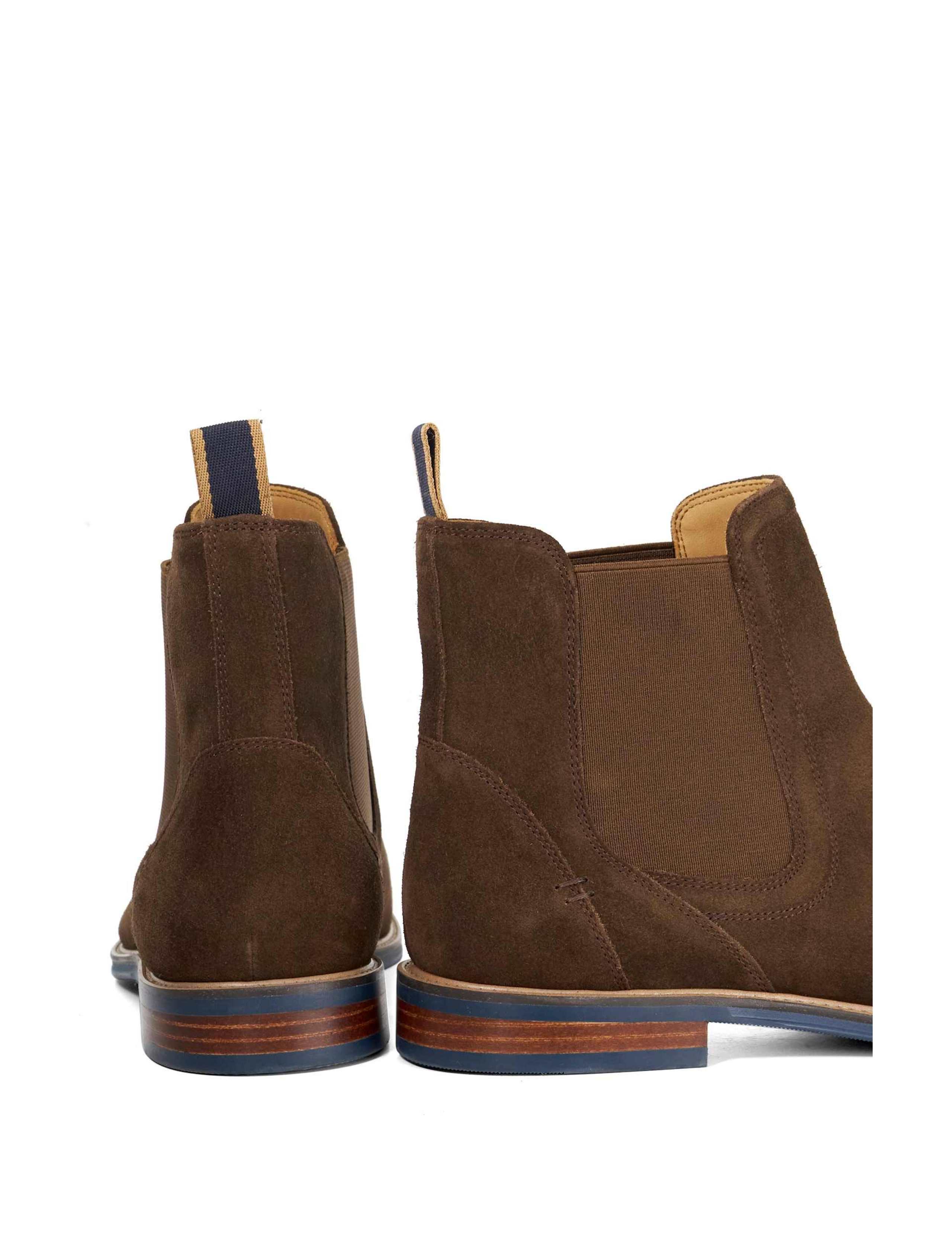 Wide Fit Suede Contrast Sole Chelsea Boots 5 of 5