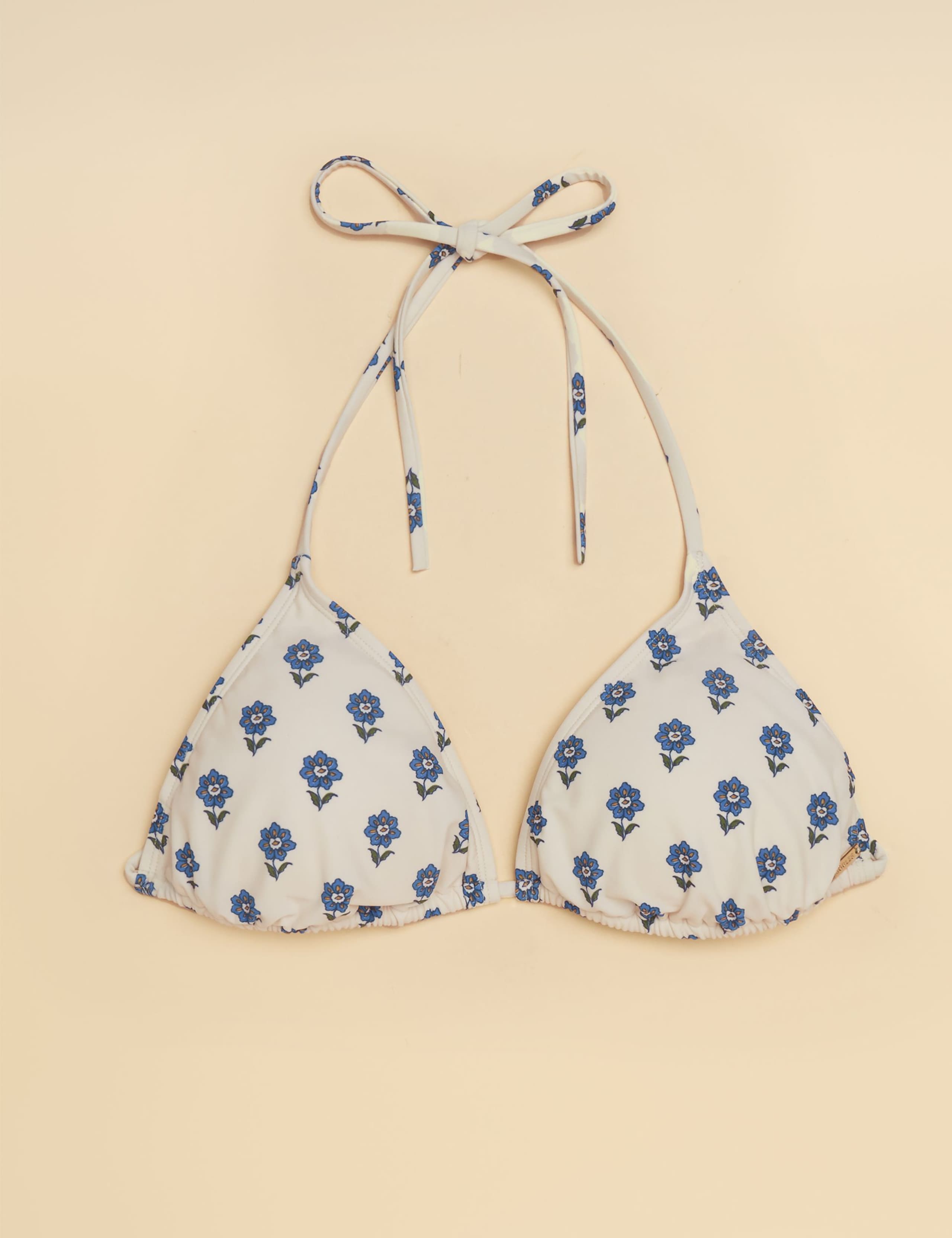 Floral Triangle Bikini Top 2 of 8