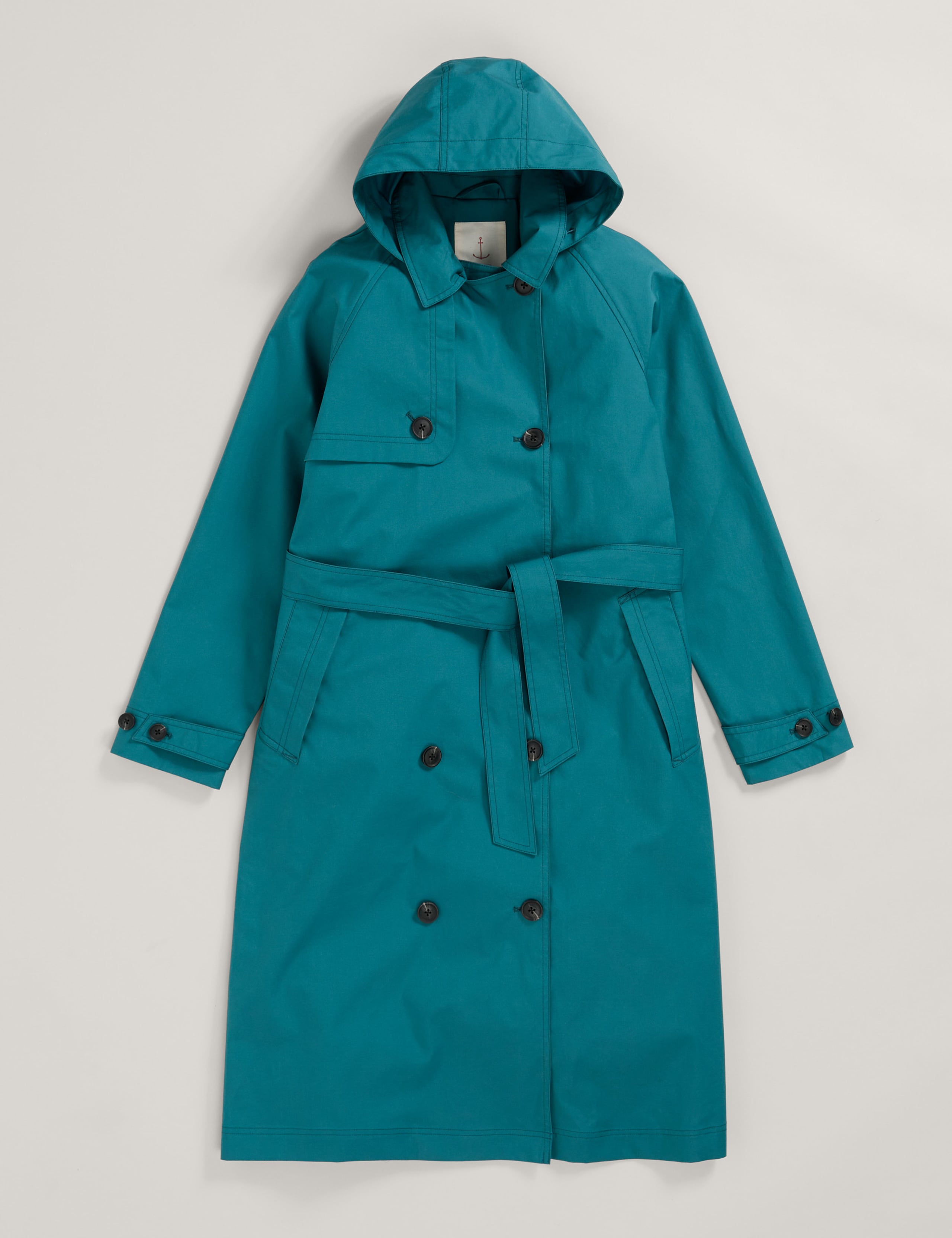 Pure Cotton Belted Double Breasted Trench Coat 2 of 4