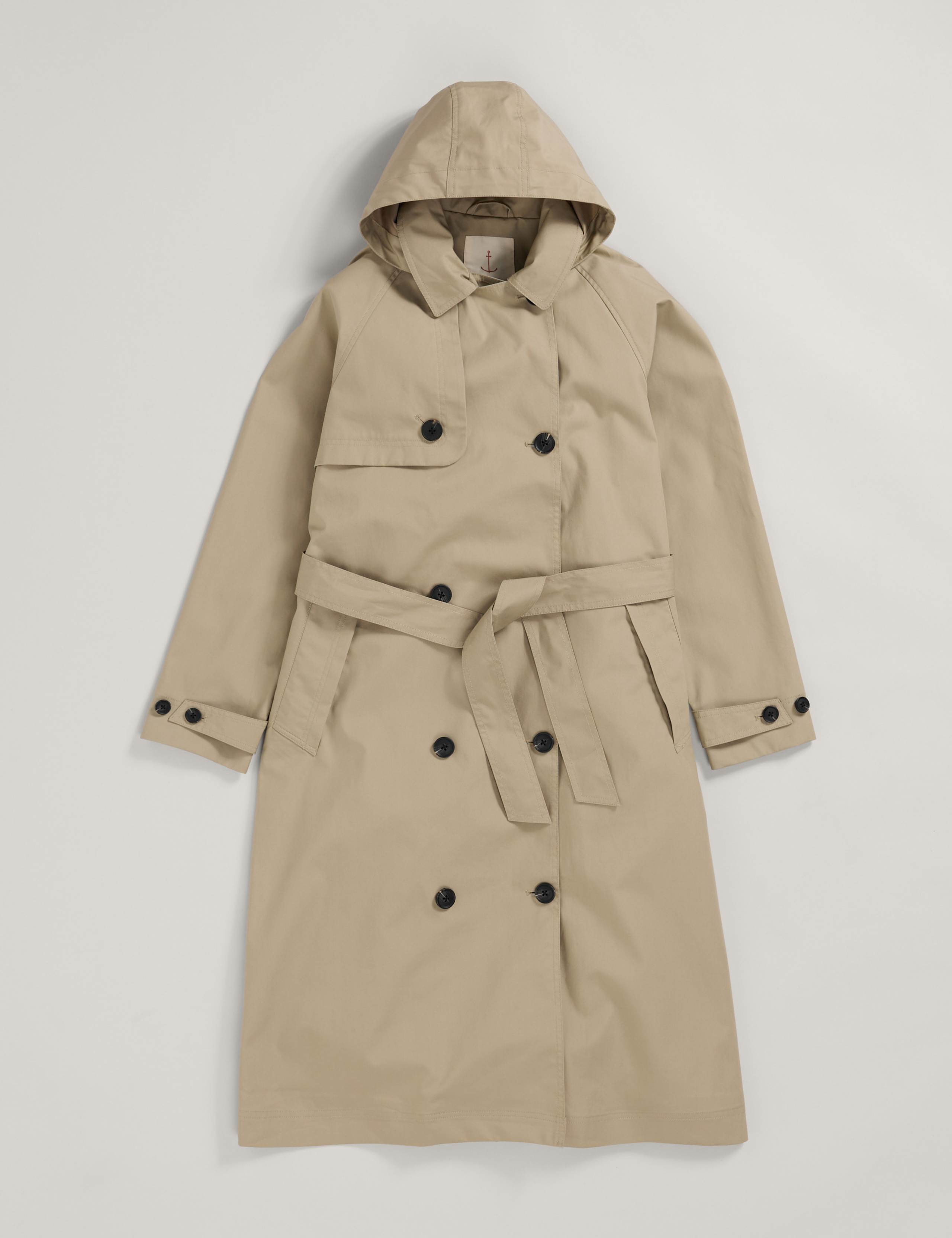 Seasalt Penweathers Waterproof Organic Cotton Trench Coat