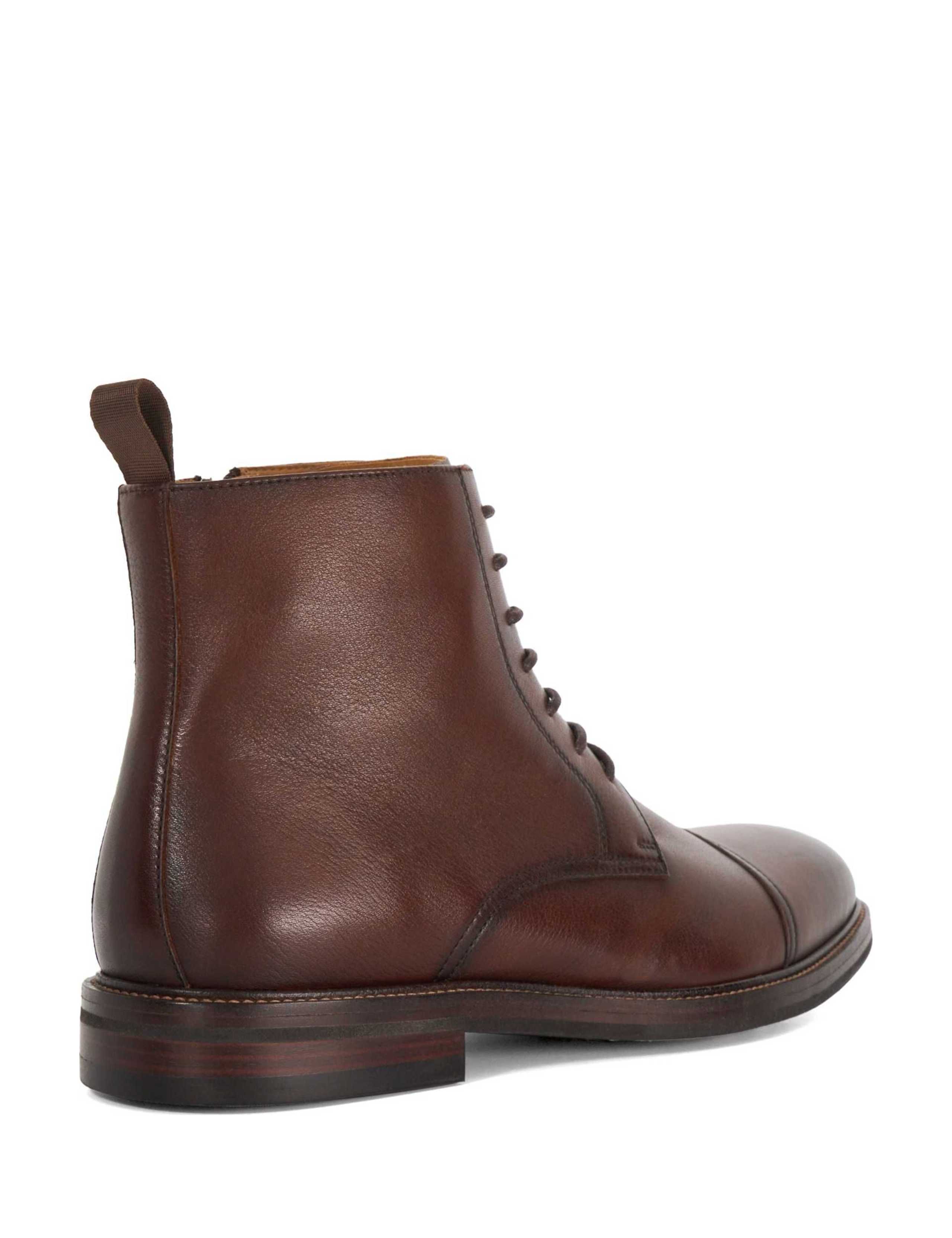 Wide Fit Leather Casual Boots 3 of 5