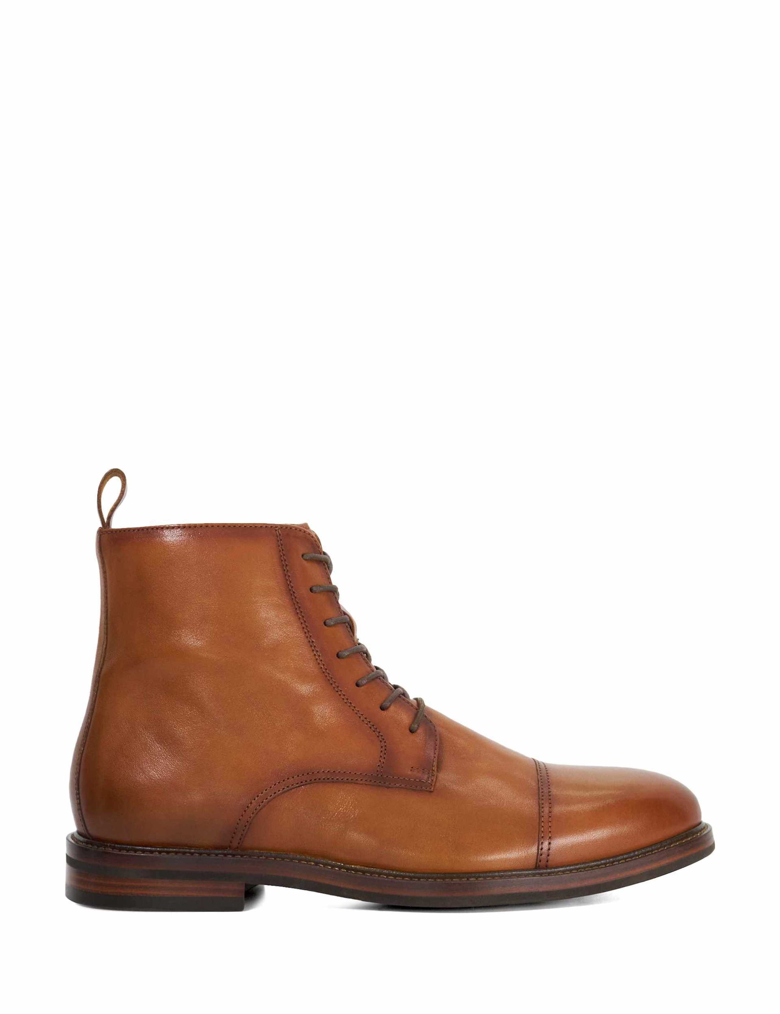 Wide Fit Leather Casual Boots 1 of 5