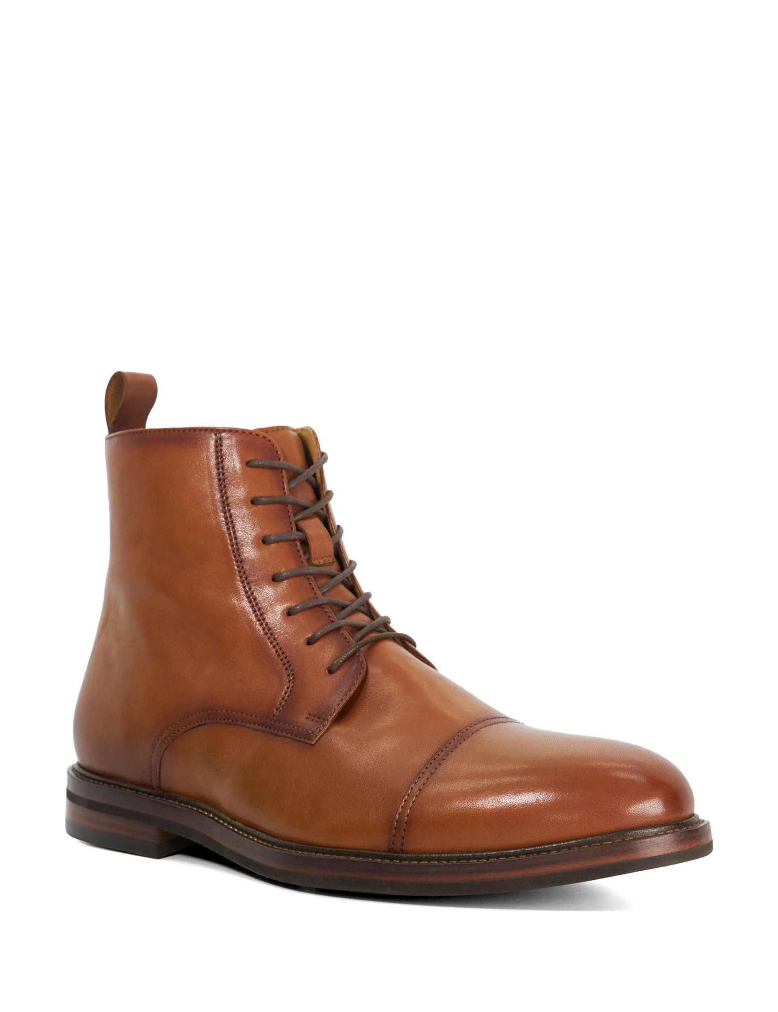 Wide Fit Leather Casual Boots 4 of 5