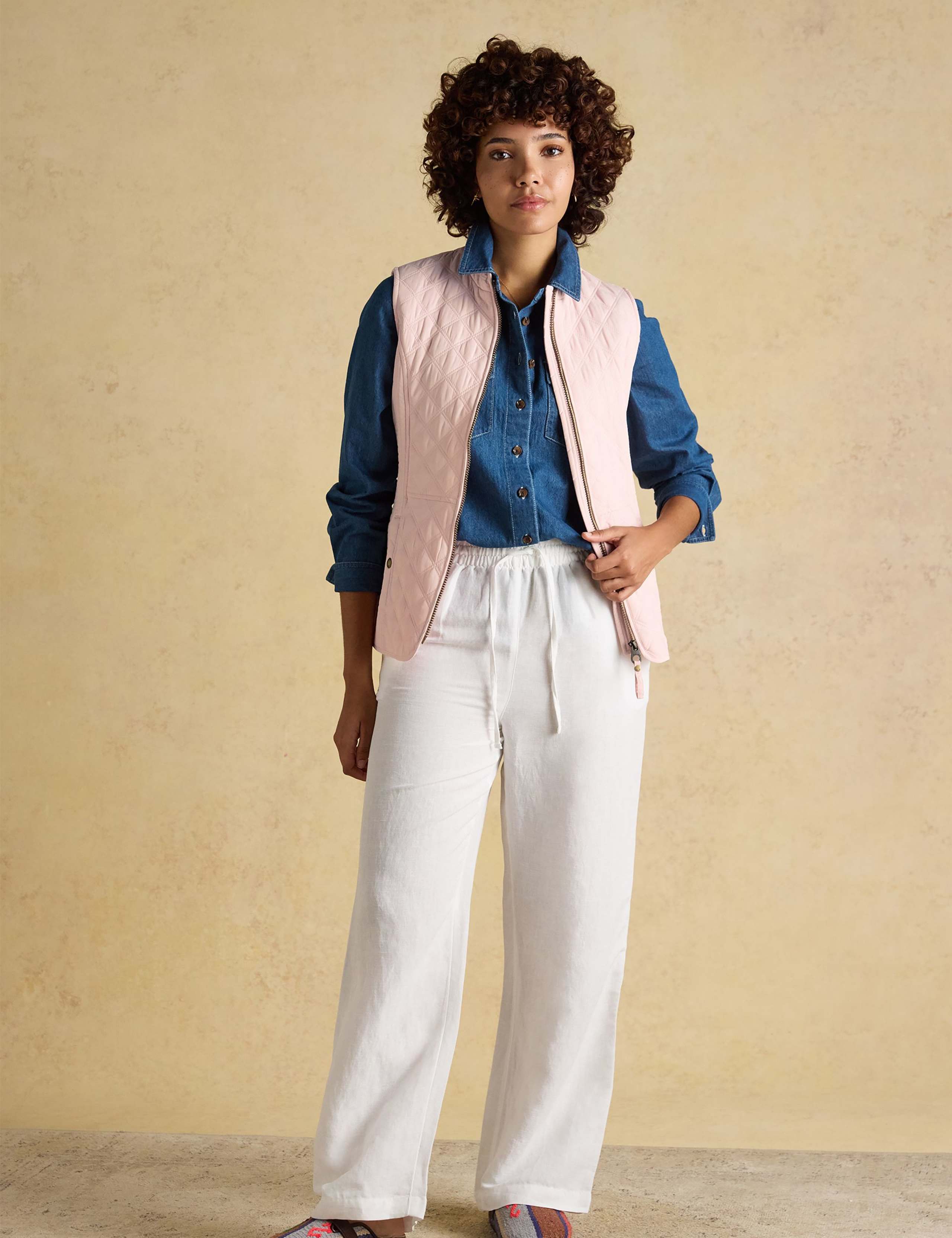 Showerproof Quilted Zip Through Gilet 1 of 10