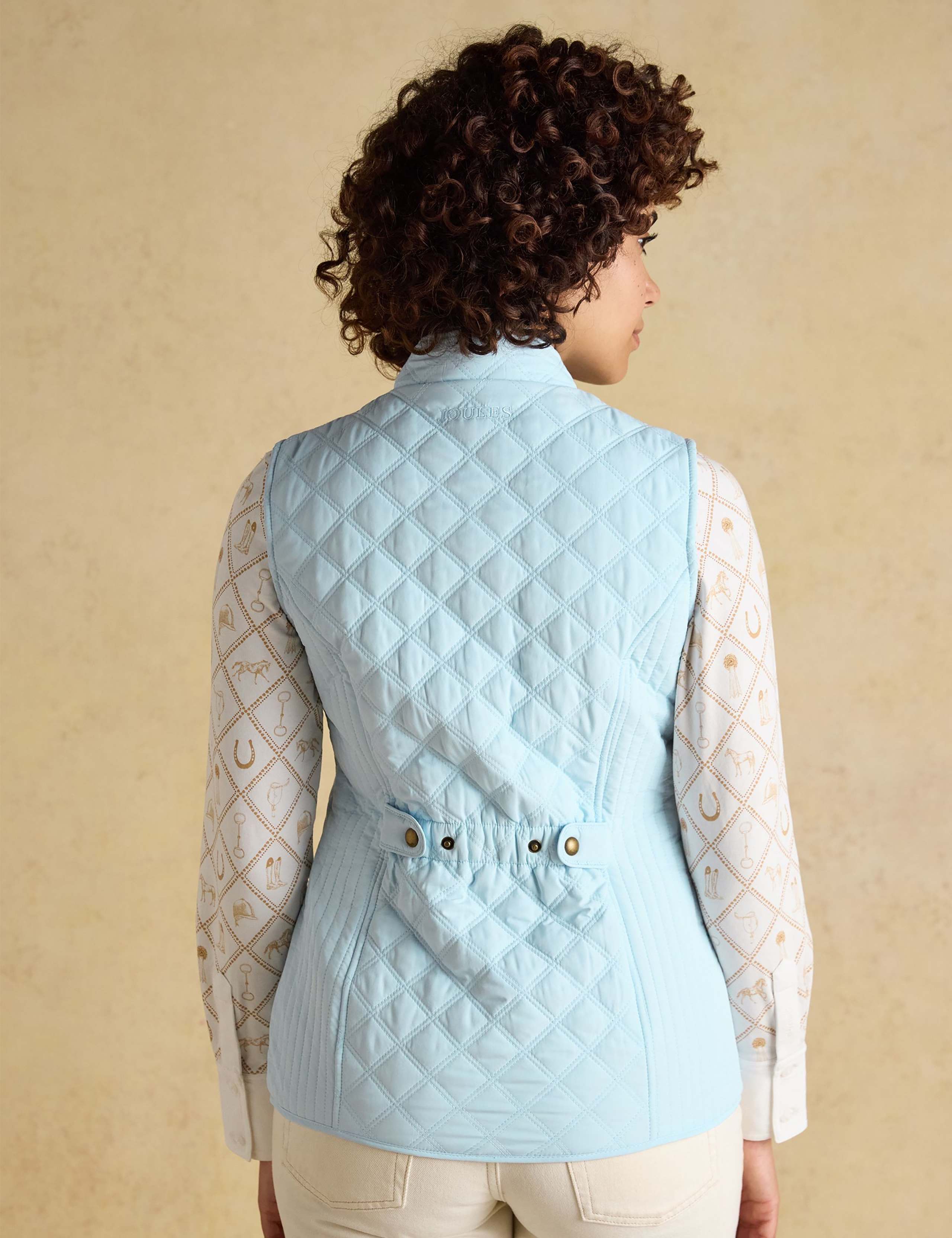 Showerproof Quilted Zip Through Gilet 5 of 9