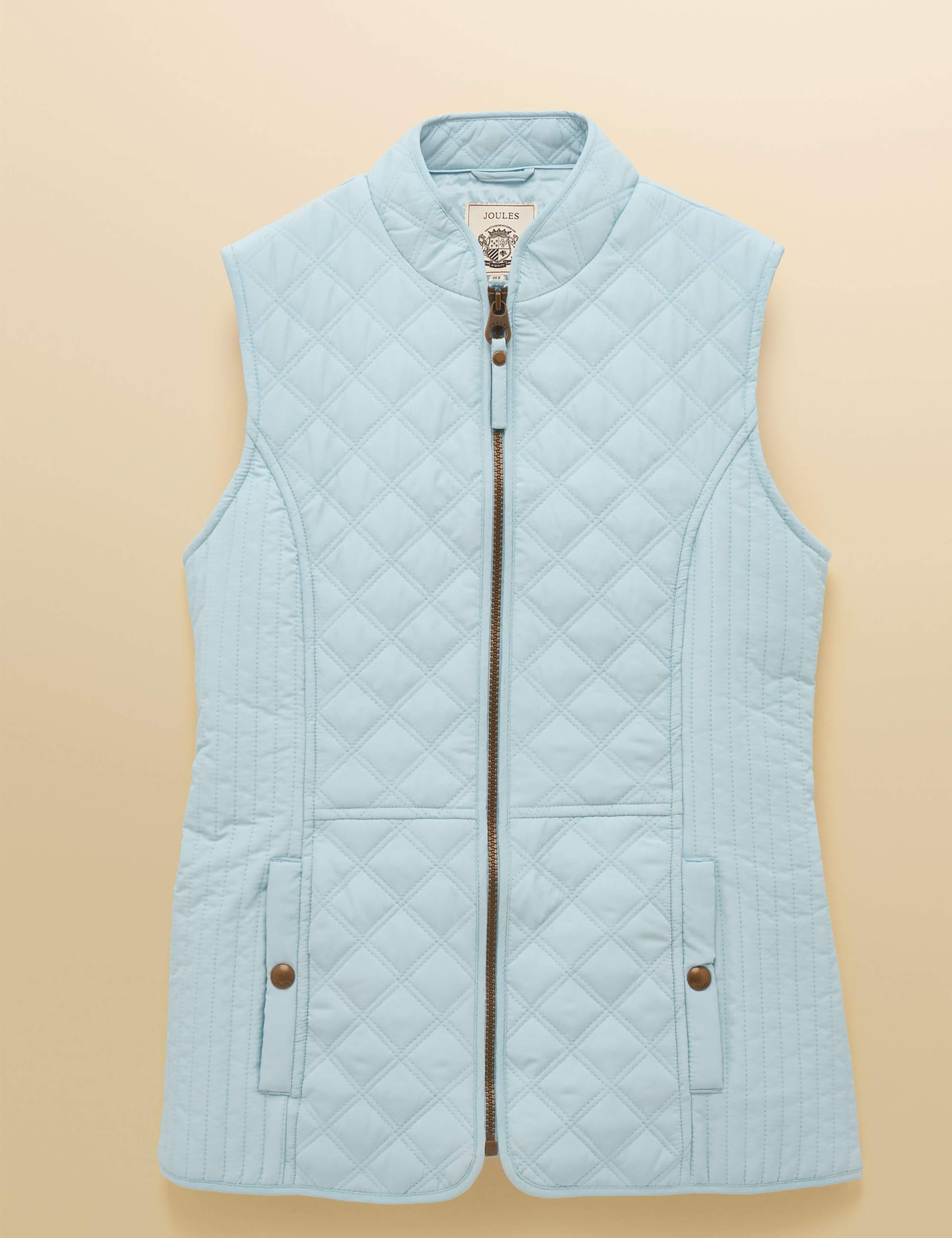 Showerproof Quilted Zip Through Gilet 2 of 9