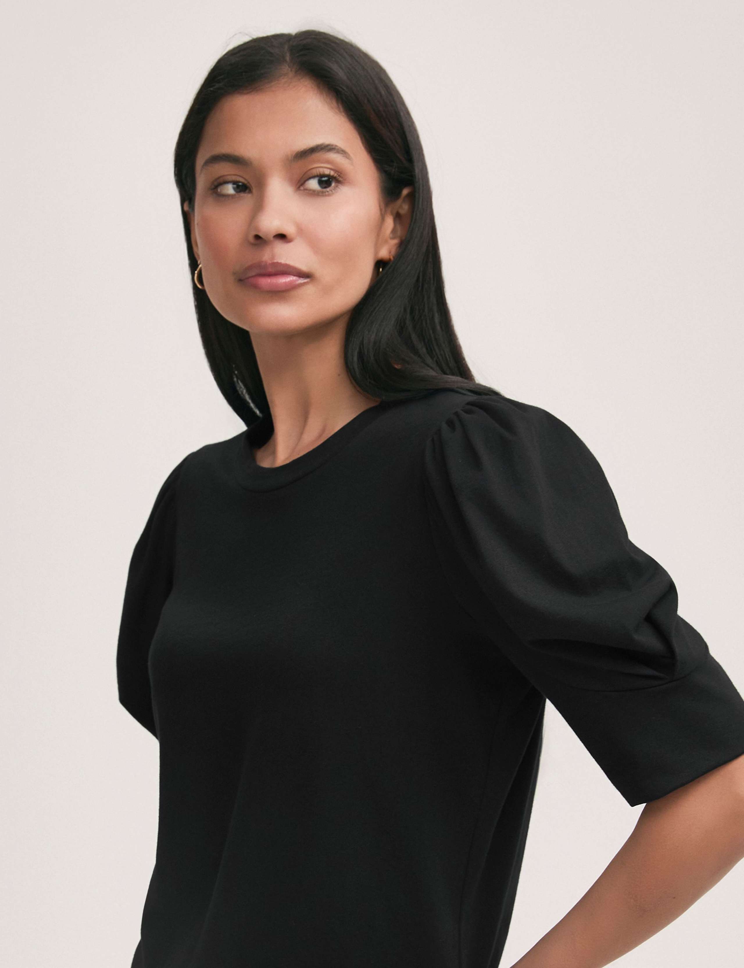 Jersey Puff Sleeve T-Shirt 4 of 4