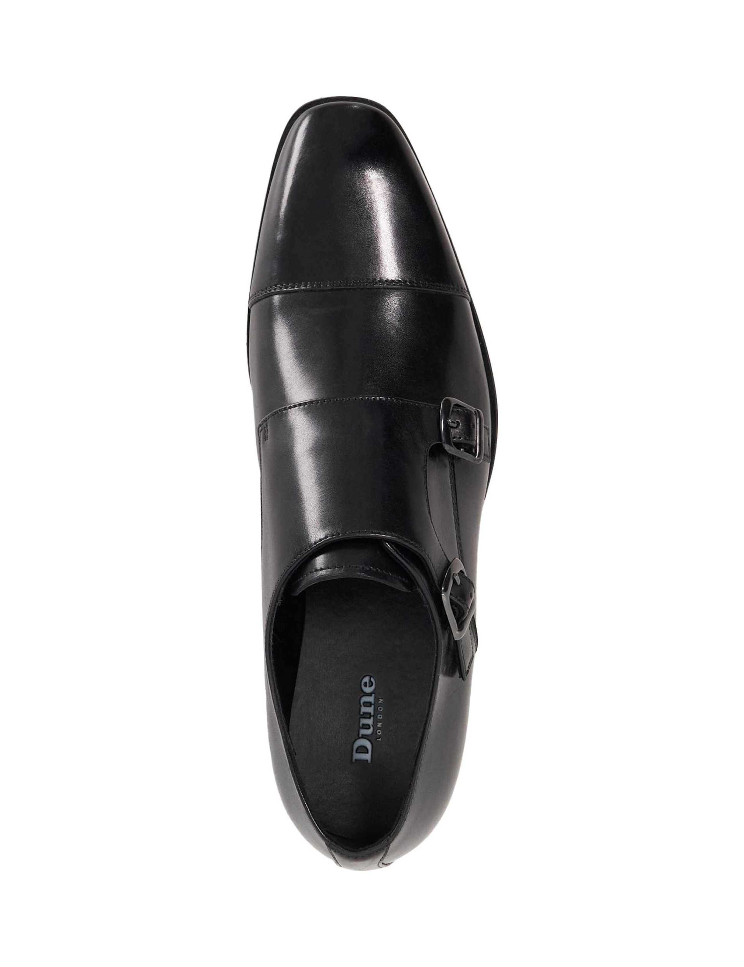 Leather Double Monk Strap Shoes 3 of 6