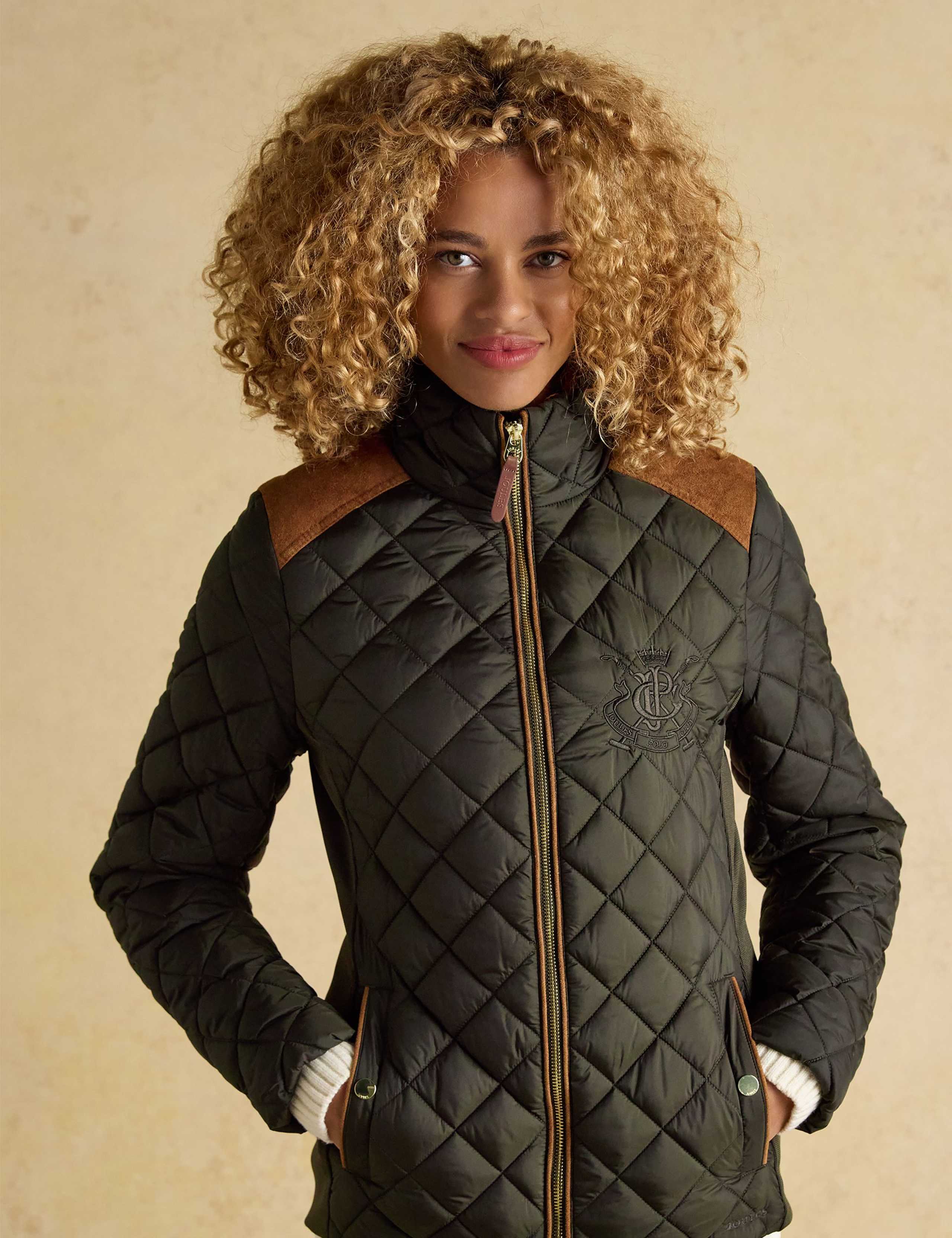 Showerproof Diamond Quilted Coat 4 of 12