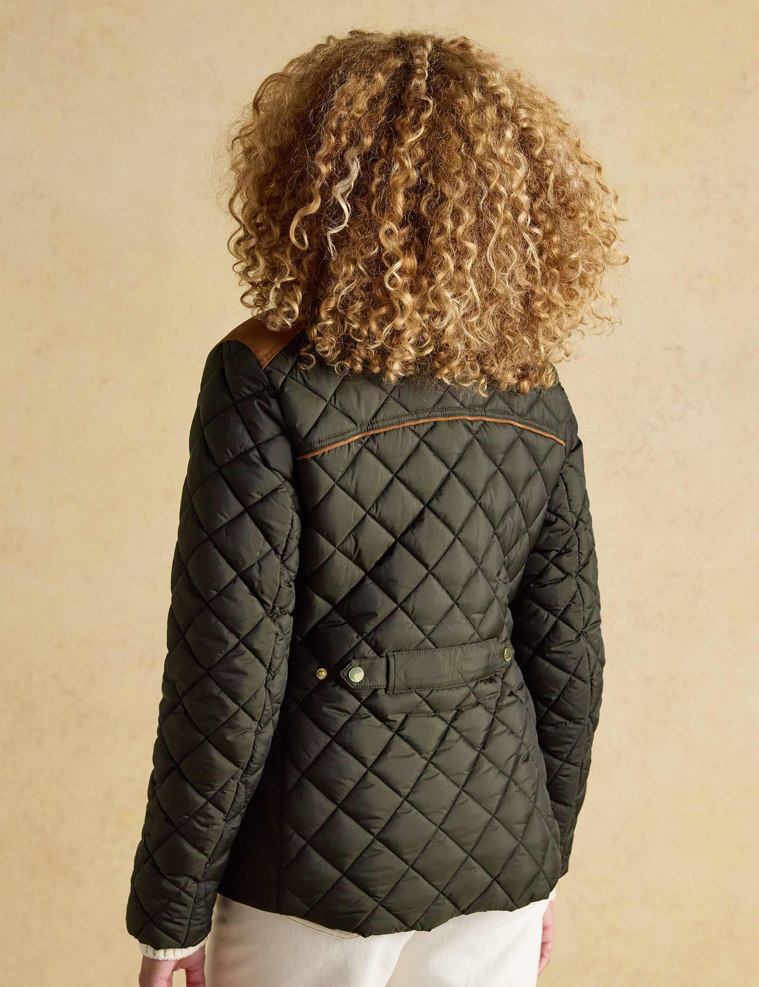 Showerproof Diamond Quilted Coat 5 of 12