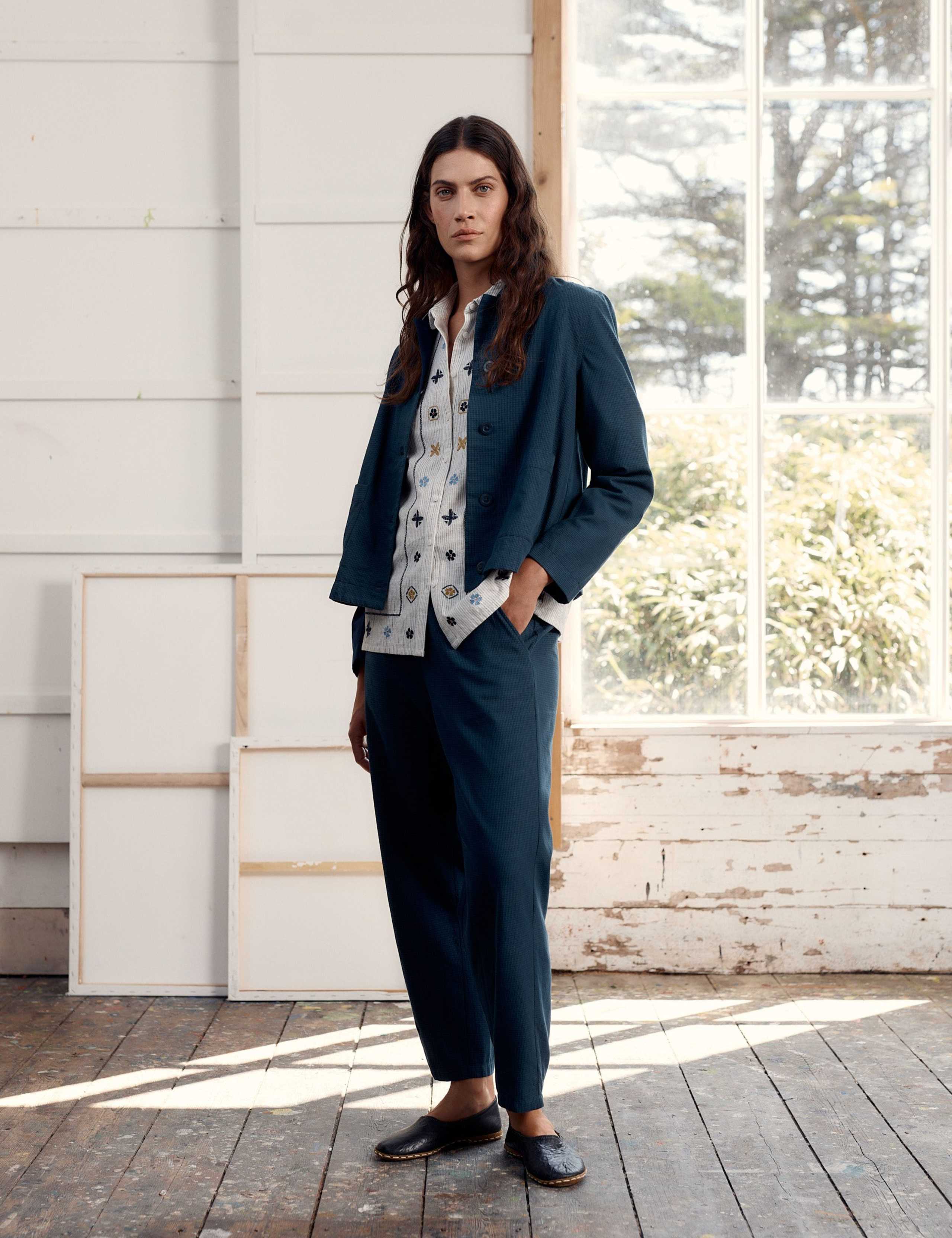 Pure Cotton Checked Utility Jacket 3 of 6