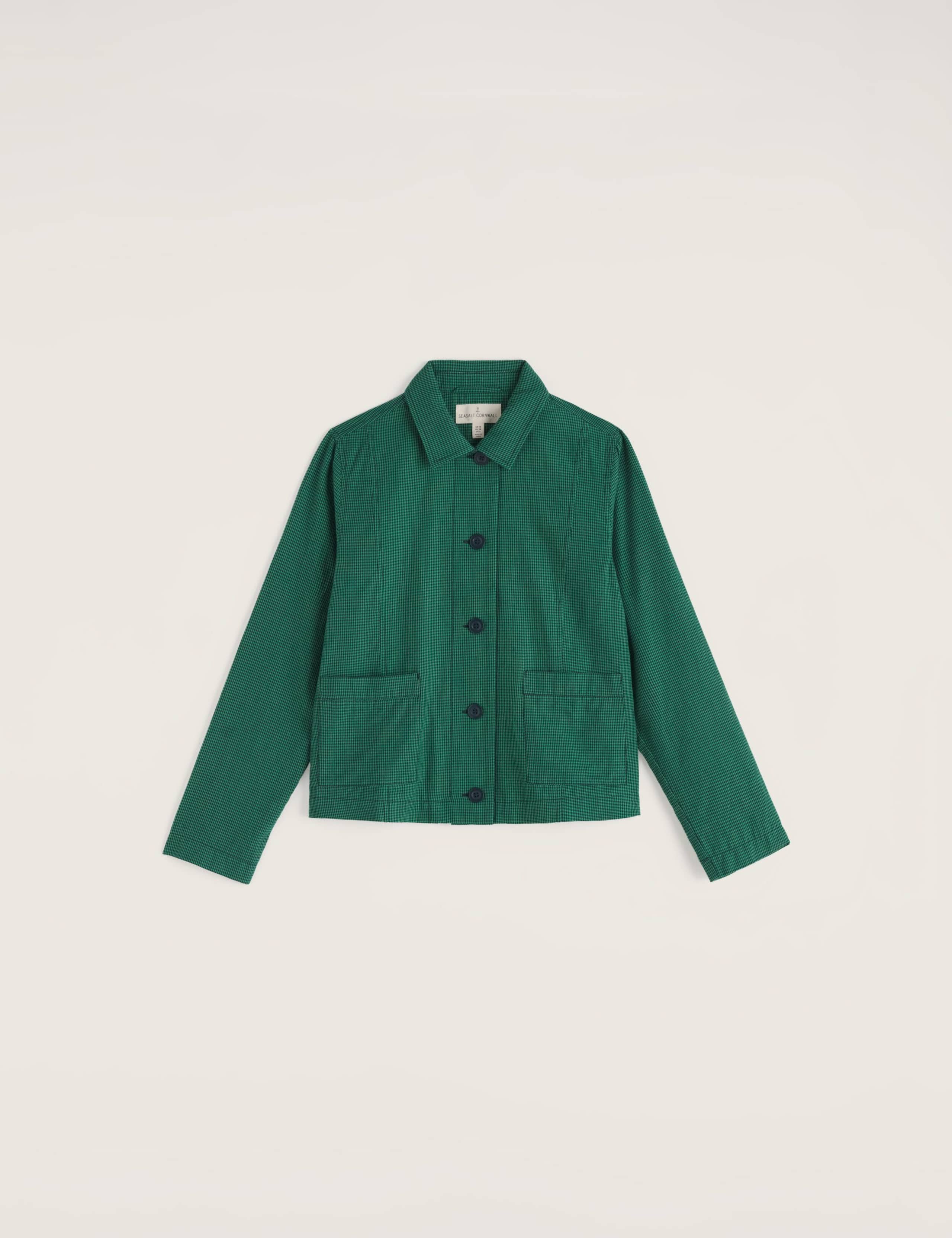 Pure Cotton Checked Utility Jacket 2 of 5