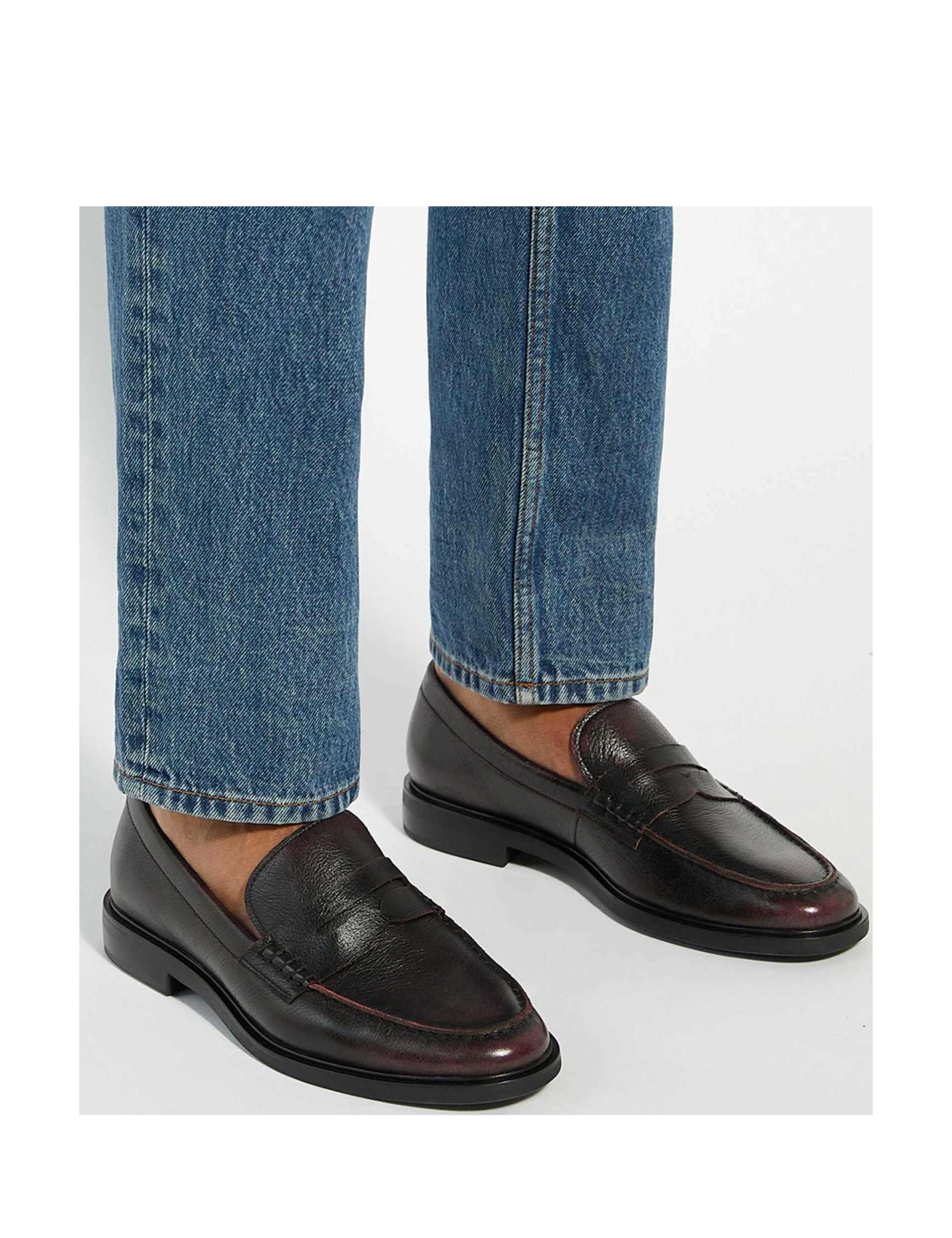Leather Slip-On Loafers 2 of 6